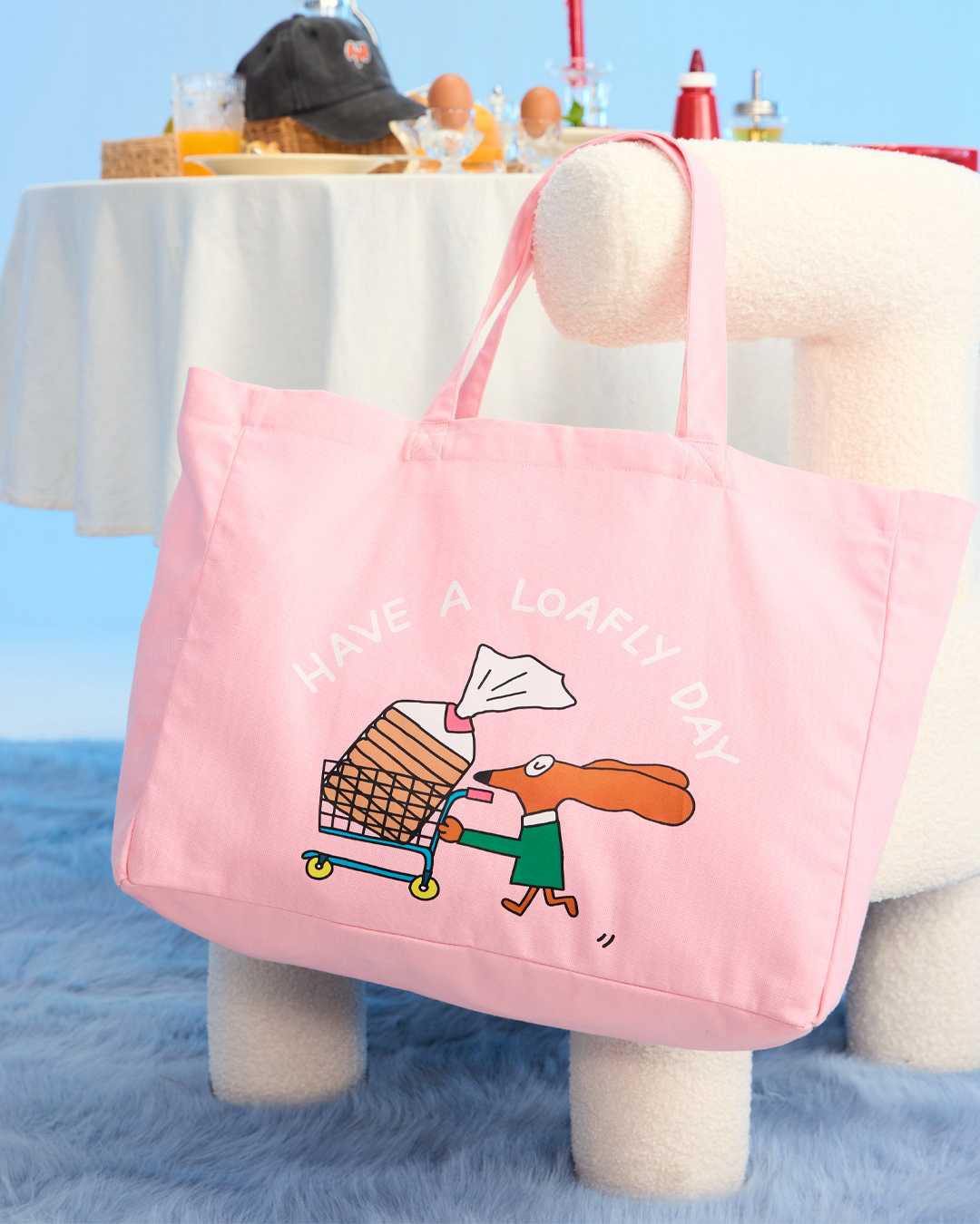 (Look21) Loafly Pink Tote