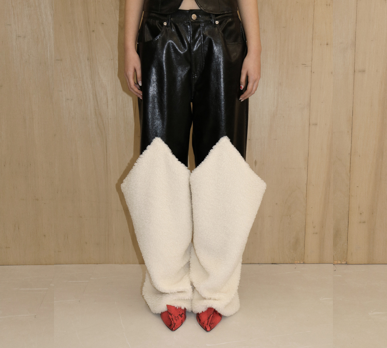 SALE Leje Cone Pants - Black/Ivory