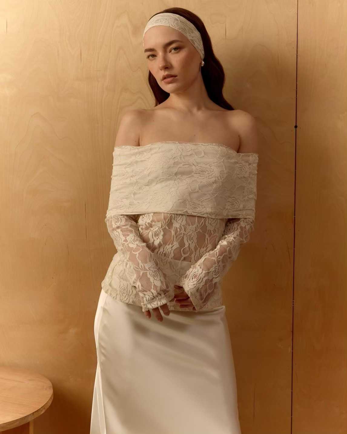 Lace Off Shoulder Top