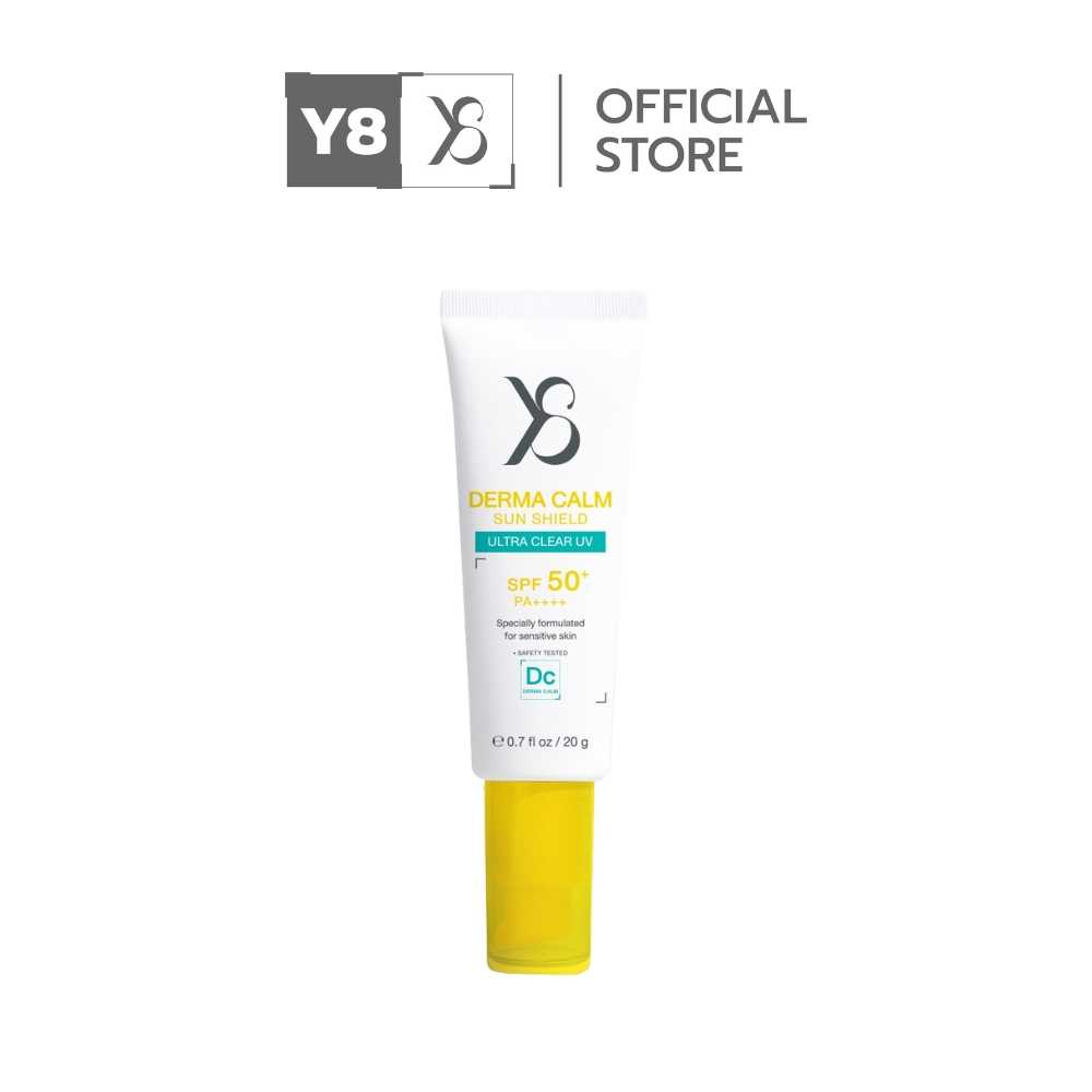 Y8 DERMA CALM SUN SHIELD ULTRA CLEAR UV SPF 50+ PA++++