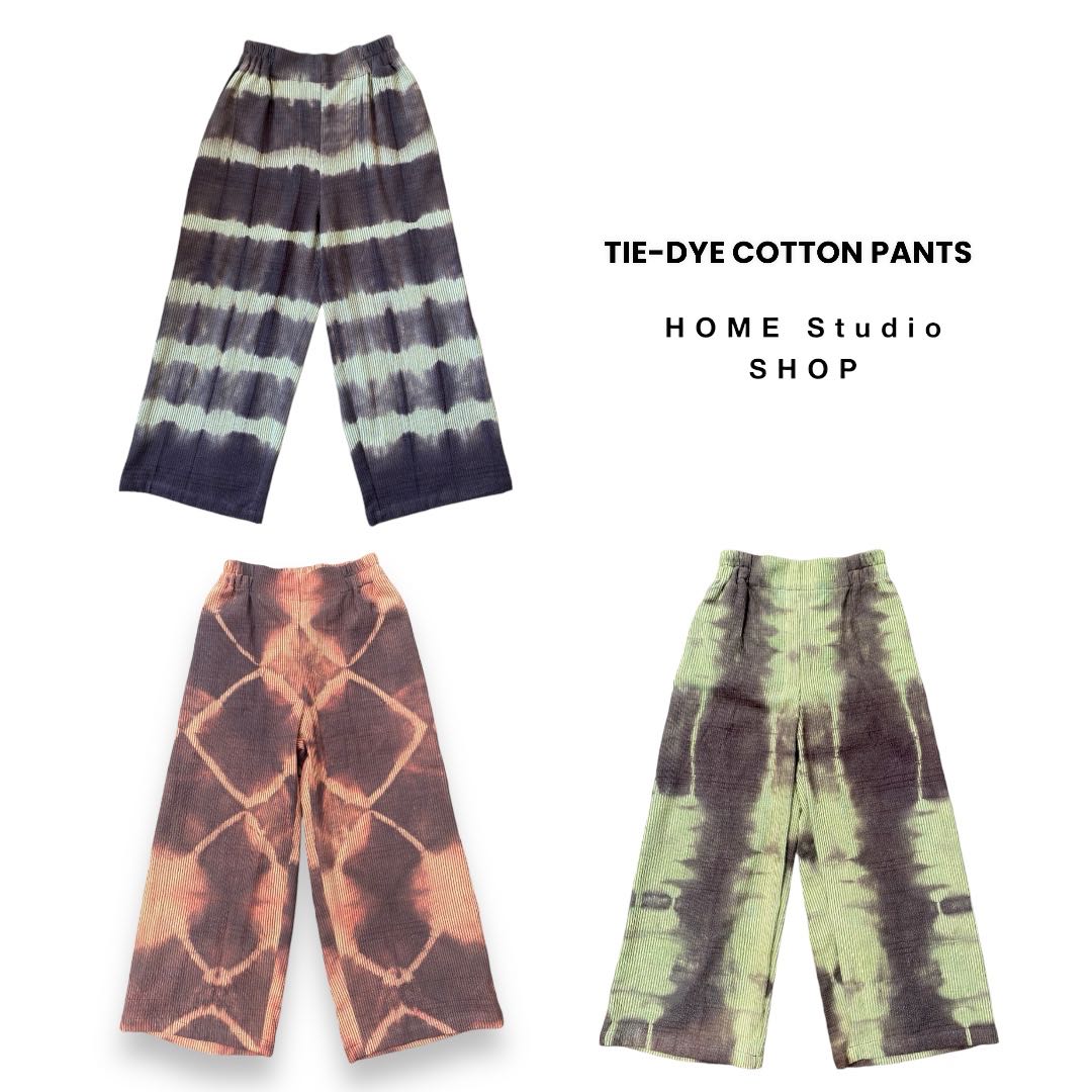 Cotton tie-dye pants 