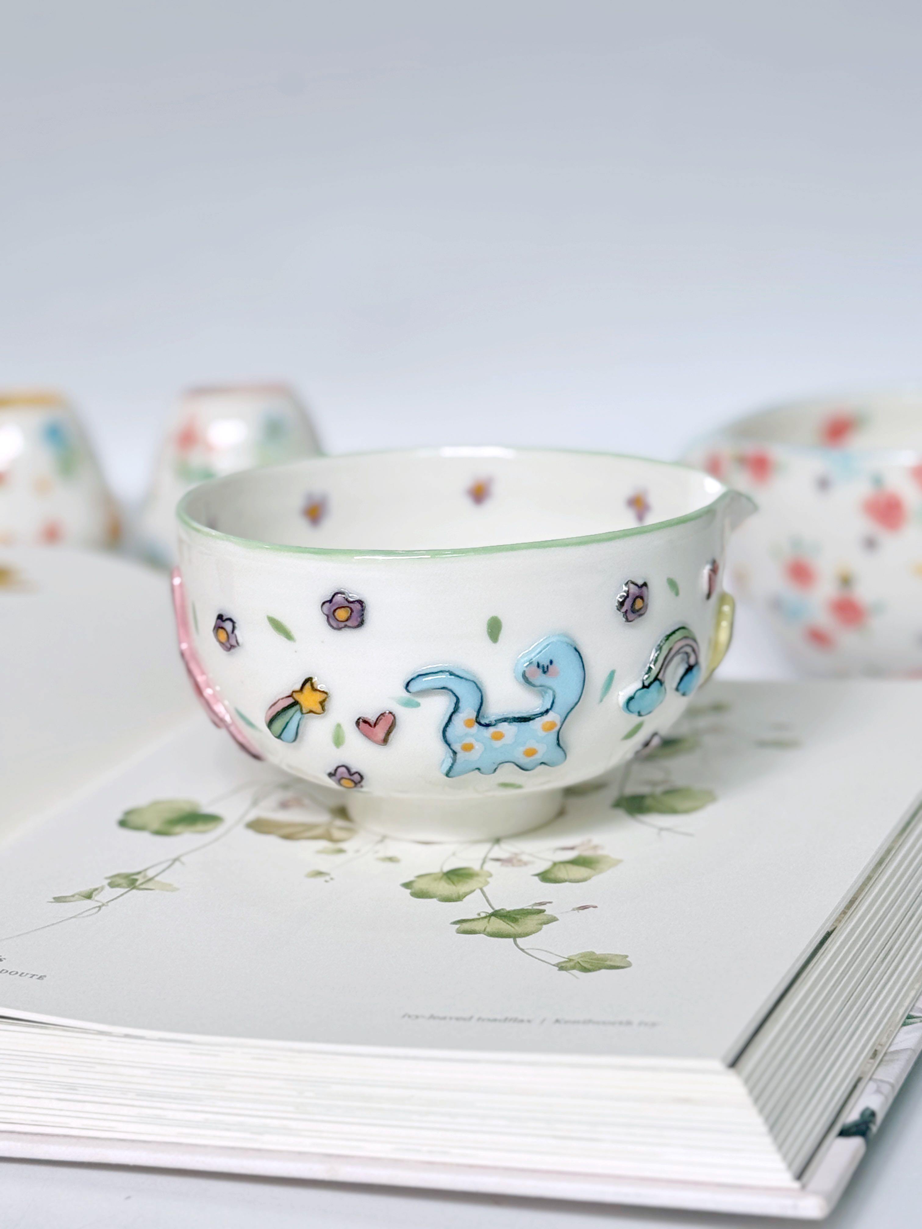 (PREORDER)jurassic sky matcha bowl