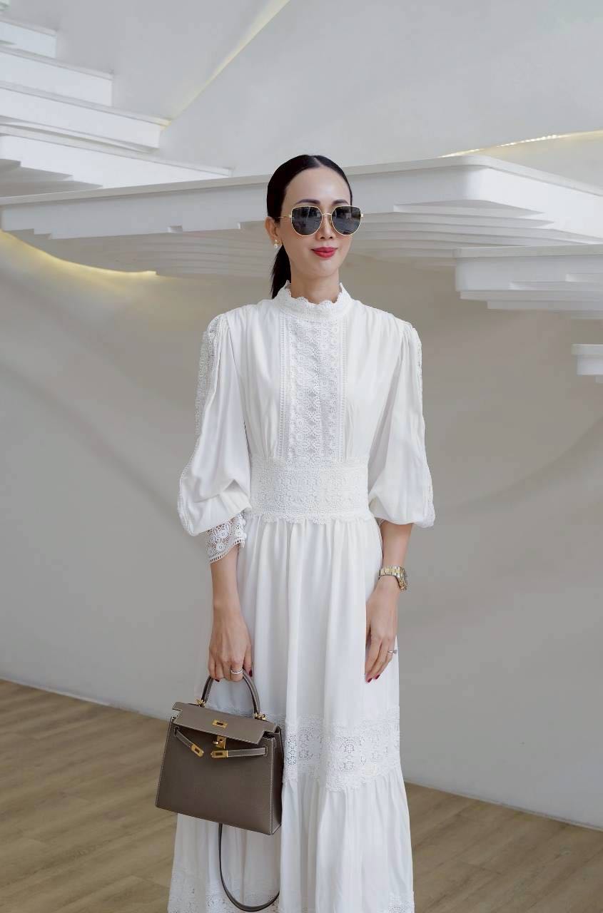 📌พร้อมส่ง…WHITE COTTON LACE DRESS 