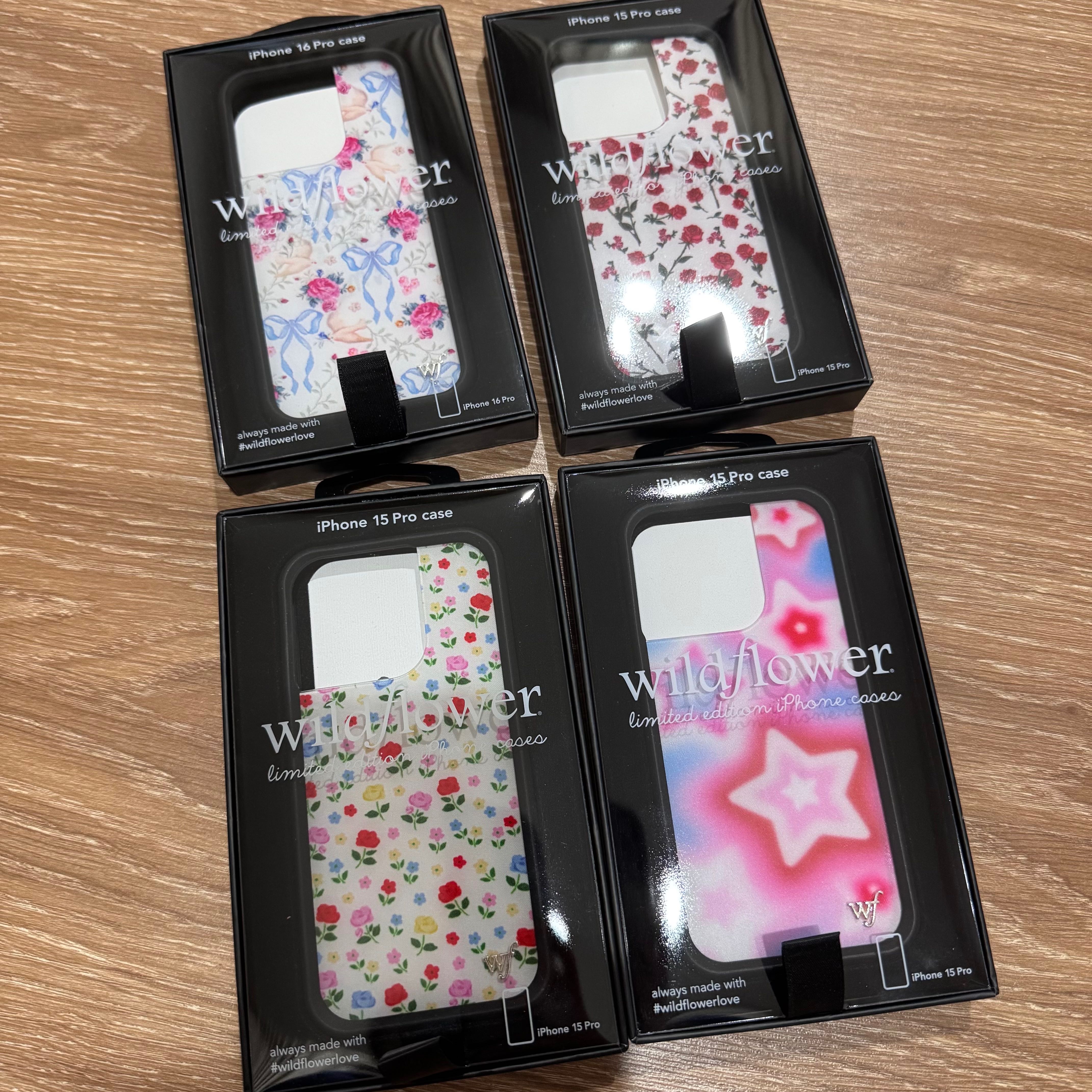 พร้อมส่ง Wildflower case iphone รุ่น 15 pro 16 pro