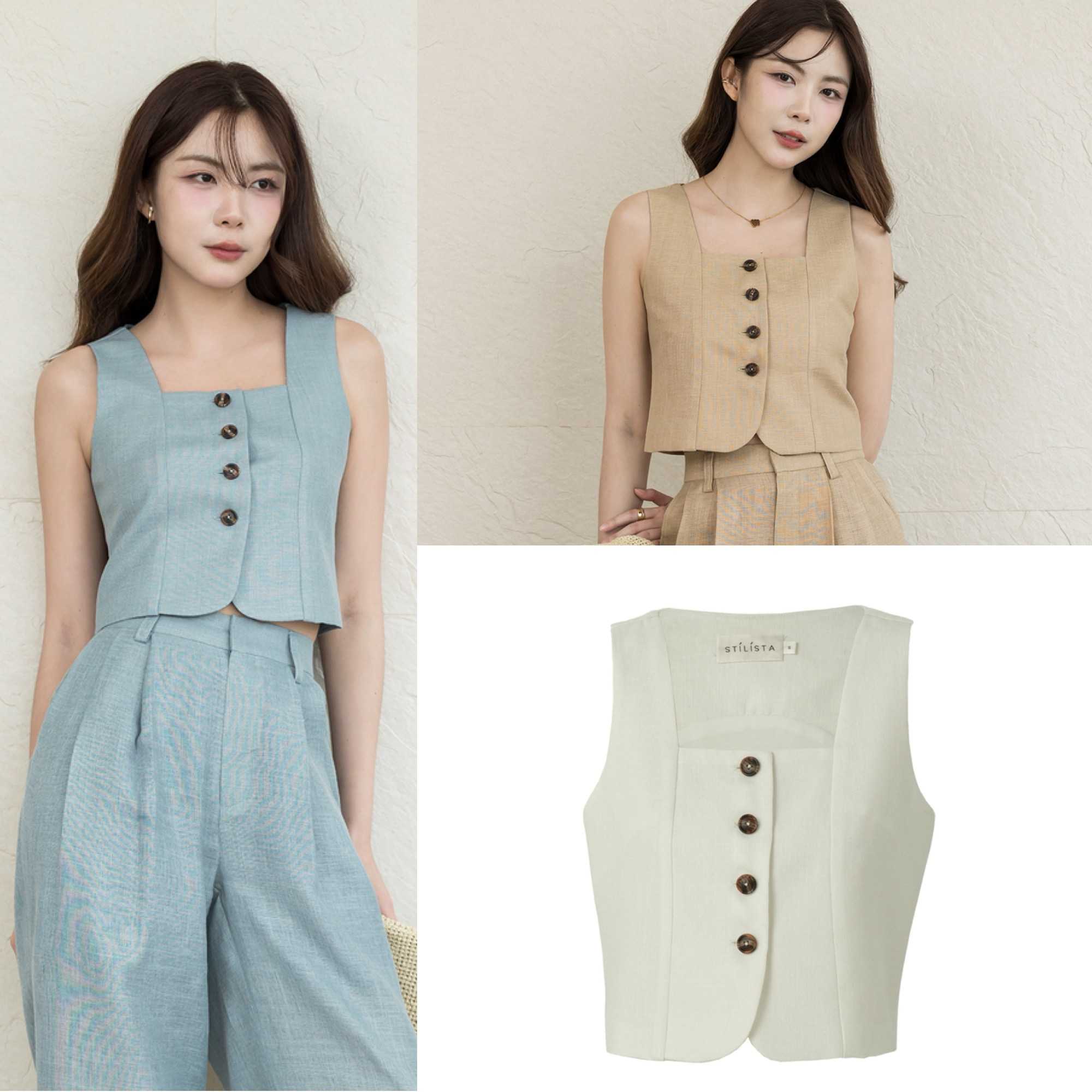 KELLY SQUARE NECK TOP
