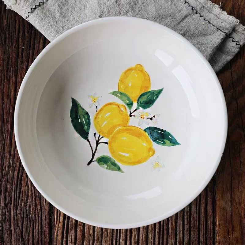 LEMON 8 INCH BOWL V.1 // ชามมะนาว