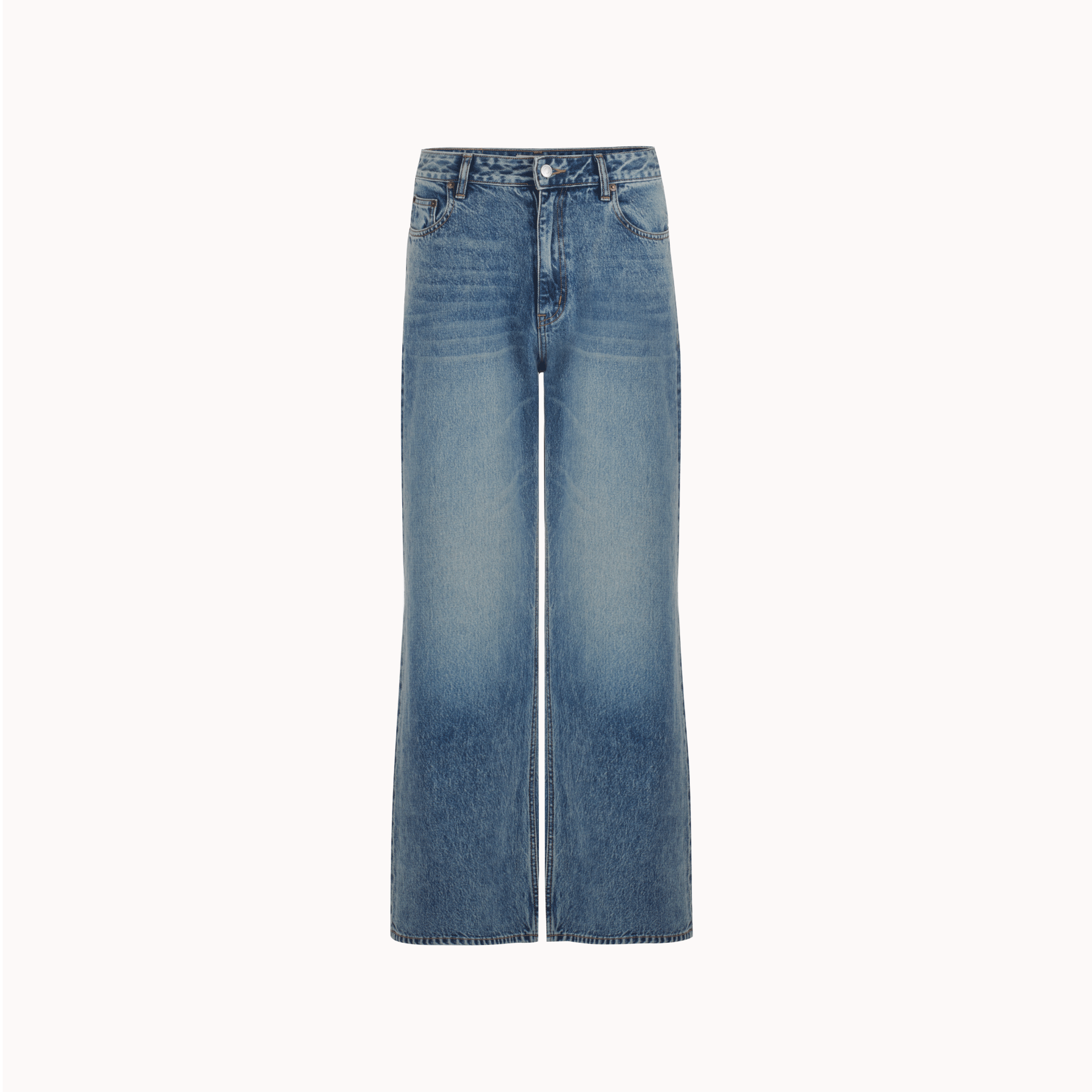 Semi Flare Jeans Pacific Blue Wash