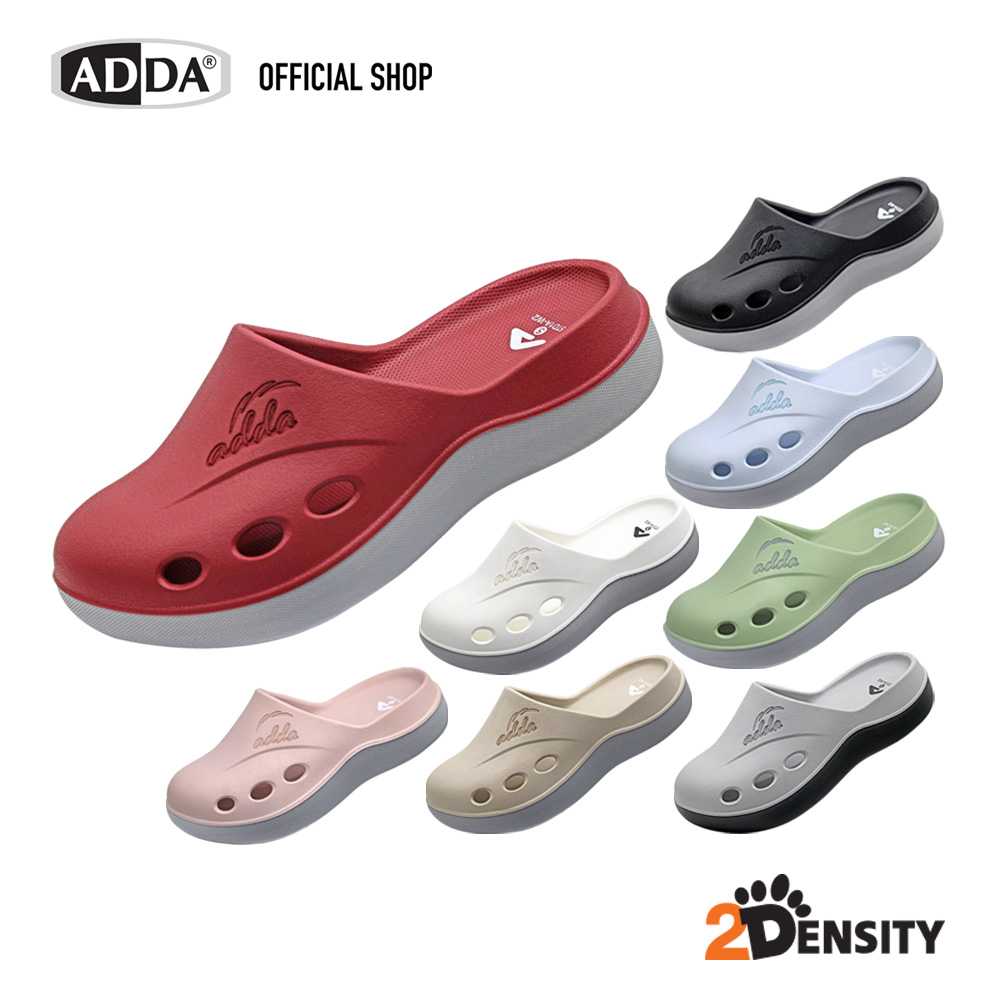 ADDA 2density รองเท้าแตะ รองเท้าลำลอง สำหรับผู้หญิง แบบสวมหัวโต รุ่น 5TD1AW2 (4-6)