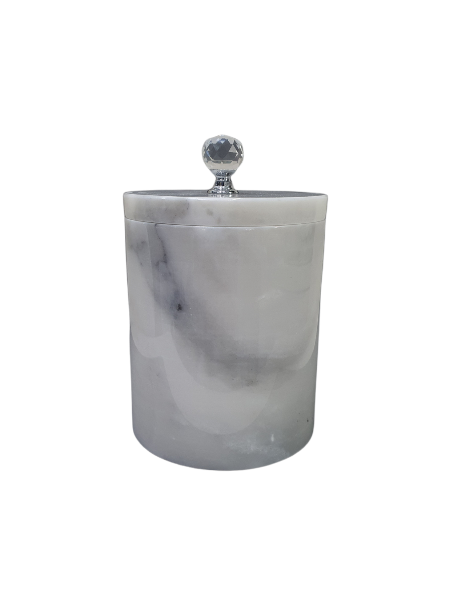 Box, Marble, White, 12 CM.