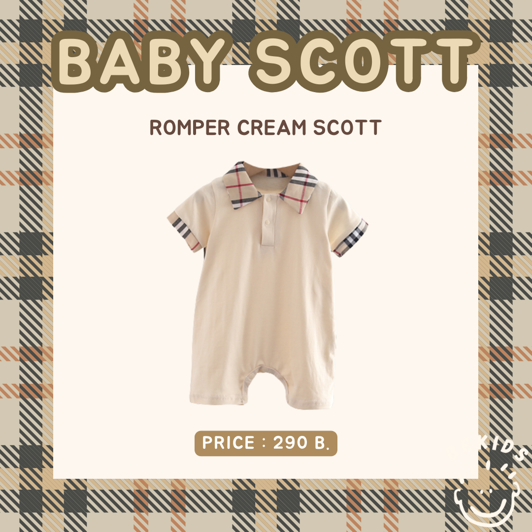 Cream Romper Scott