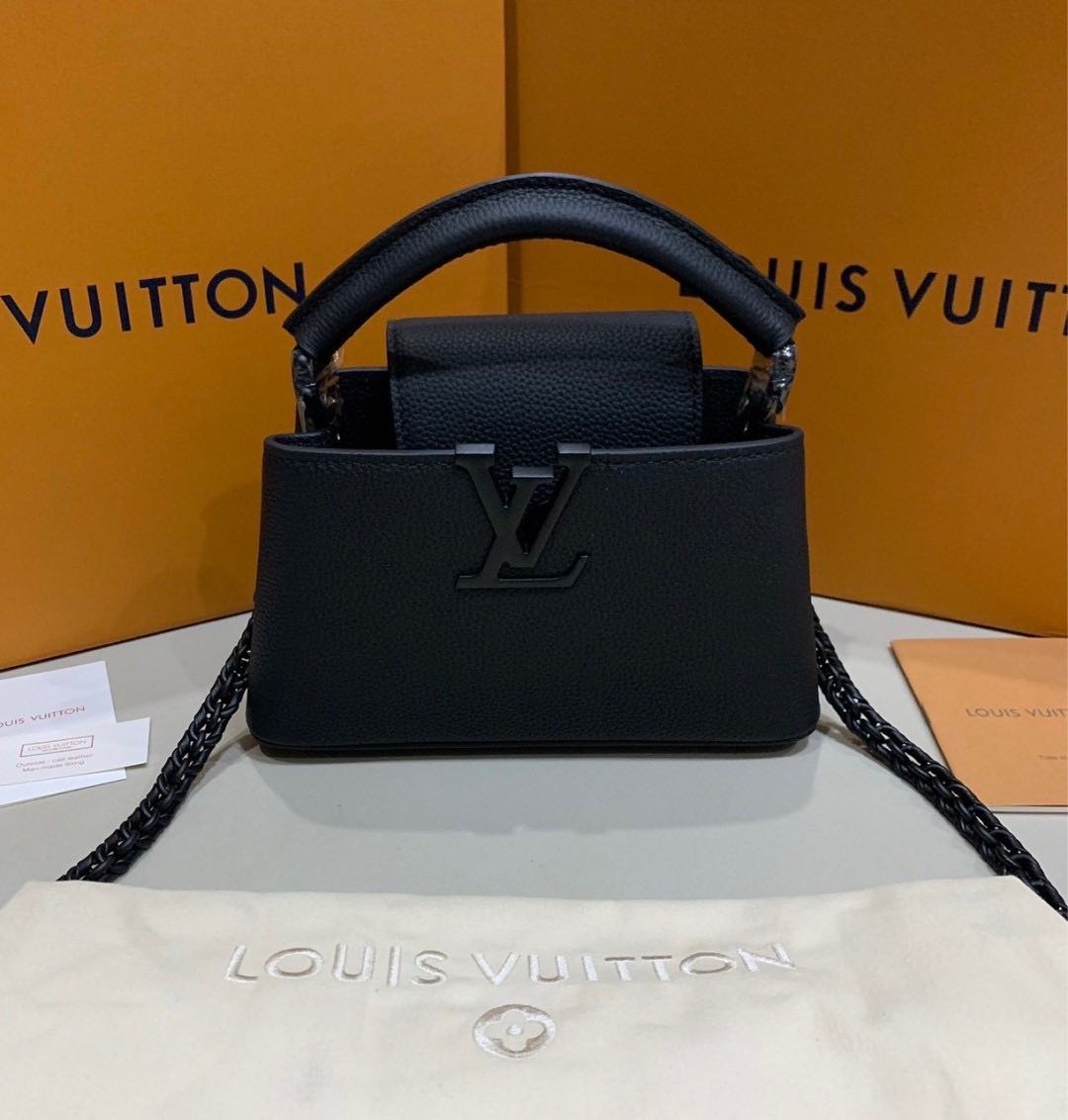 LOUIS VUITTON LV CAPUCINES EAST MINI BAG