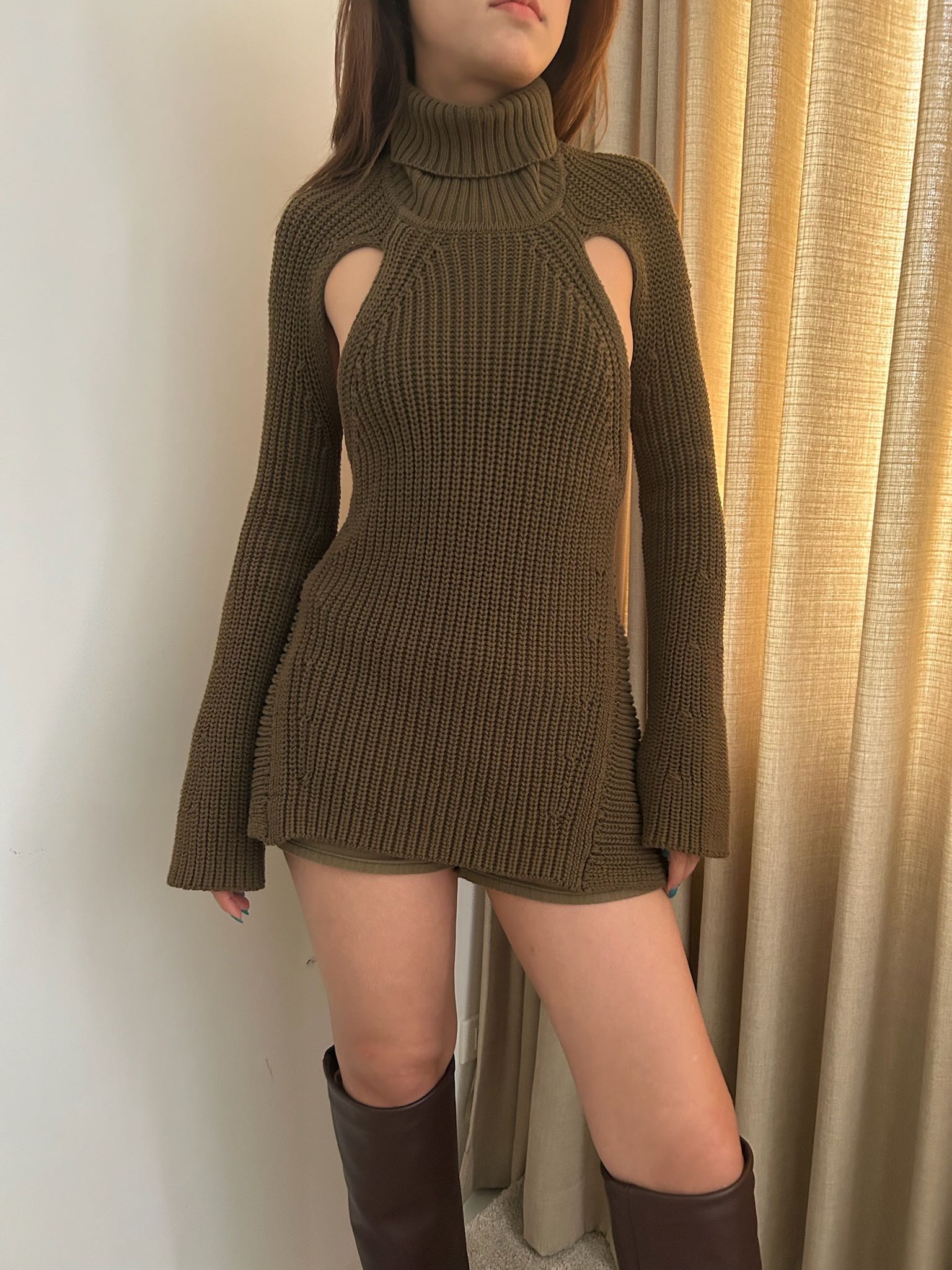 SALE Cult Gaia LAPIS KNIT SWEATER - ADVIEH