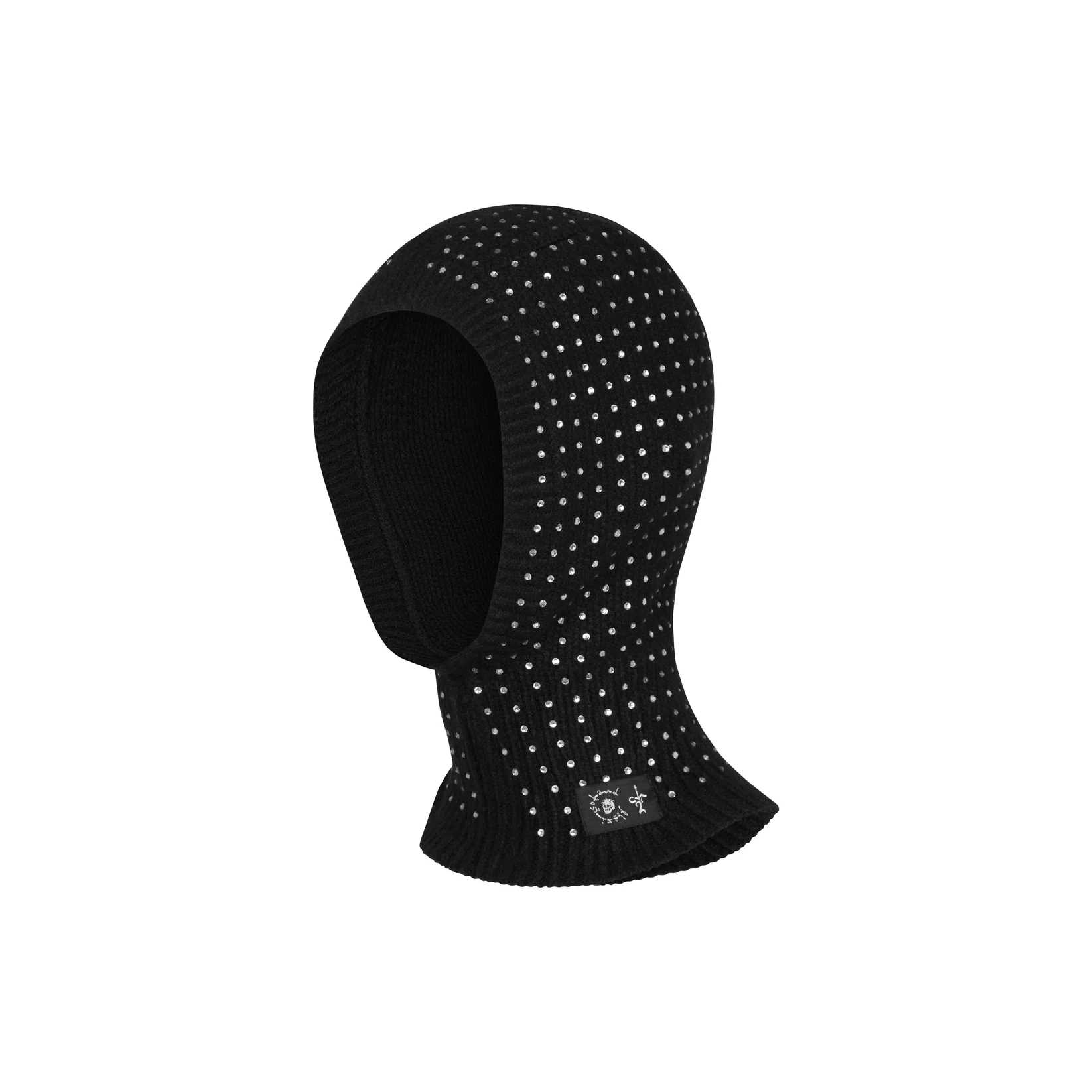 CH2 - TOO MUCH FLEX RHINESTONES BALACLAVA (WHITE)