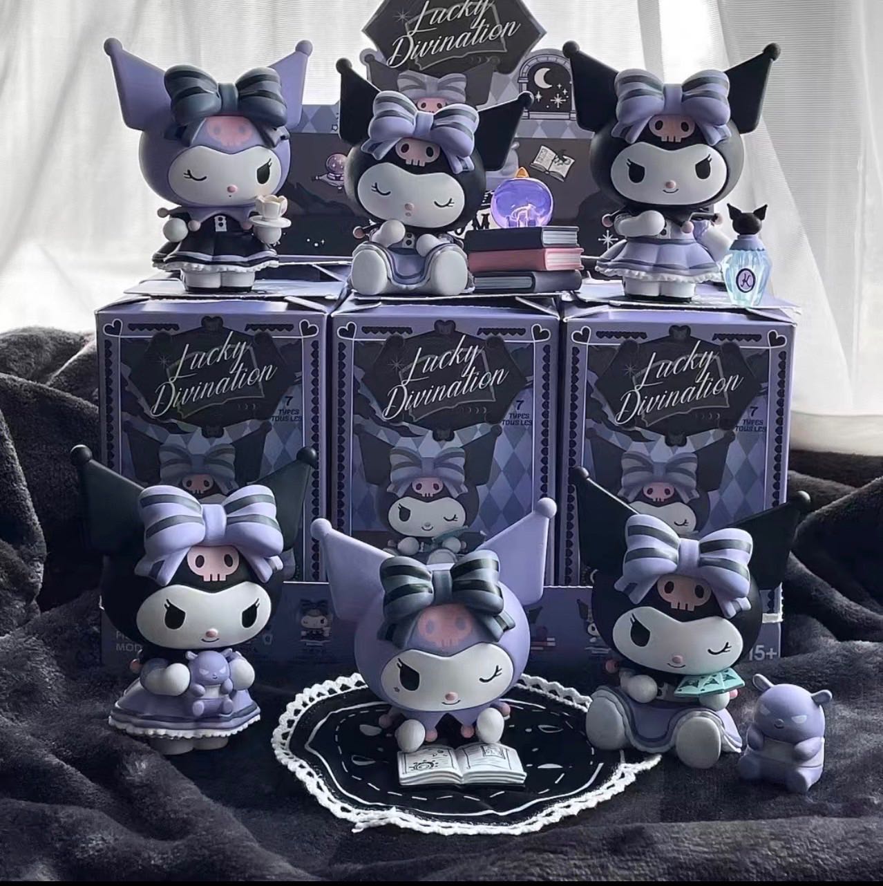 /พร้อมส่ง/ SANRIO KUROMI LUCKY DIVINATION กล่องสุ่ม