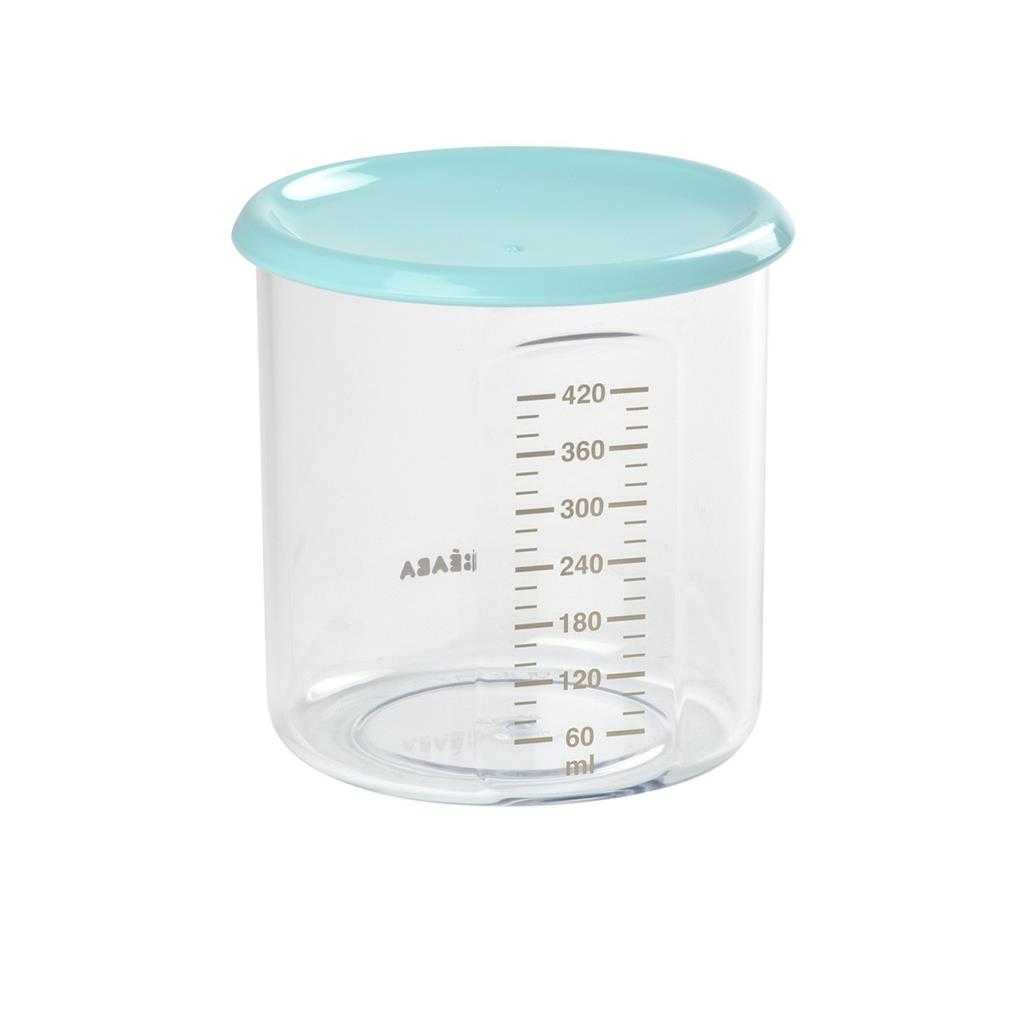 BEABA กระปุก Tritan Maxi + Portion 420 ml Tritan light blue