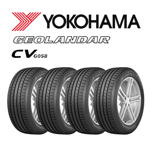 ยางรถยนต์ 215/60 R17 YOKOHAMA รุ่น G058 ปี2023 (ราคา4เส้น)