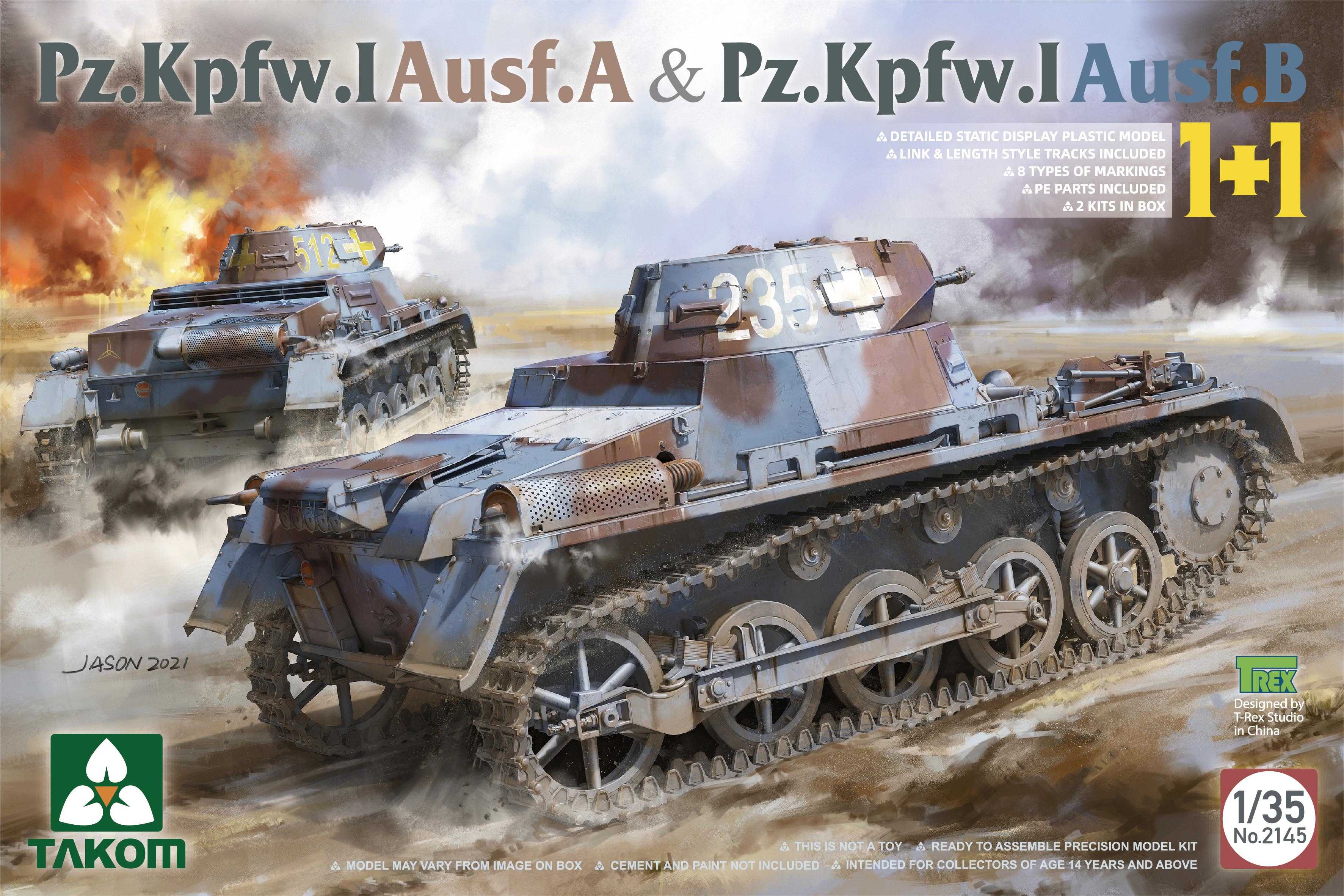 1/35 Pz.Kpfw.I Ausf.A & Pz.Kpfw.I Ausf. B（1+1)