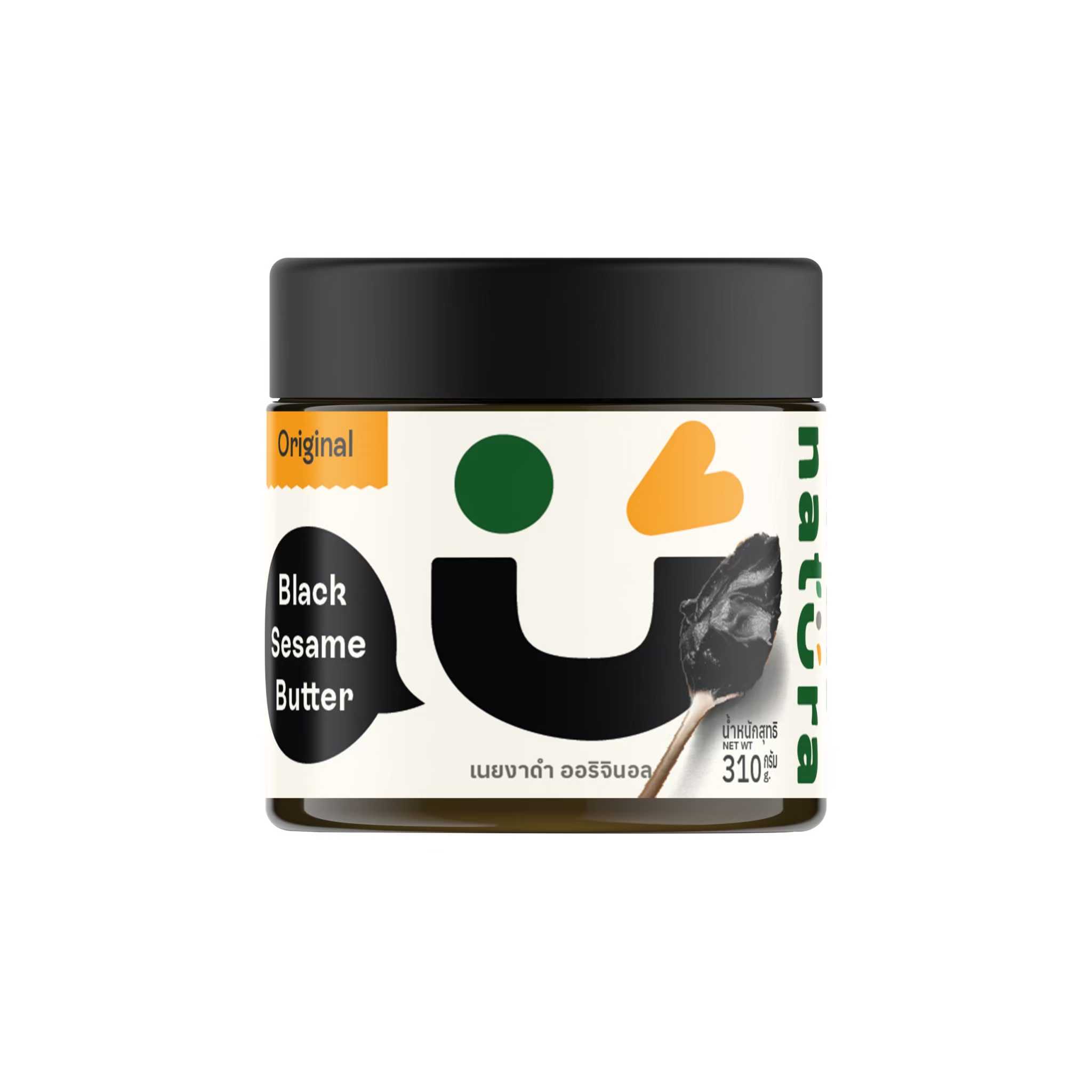 เนยงาดำ ออริจินอล Black Sesame Butter Original Natura Brand