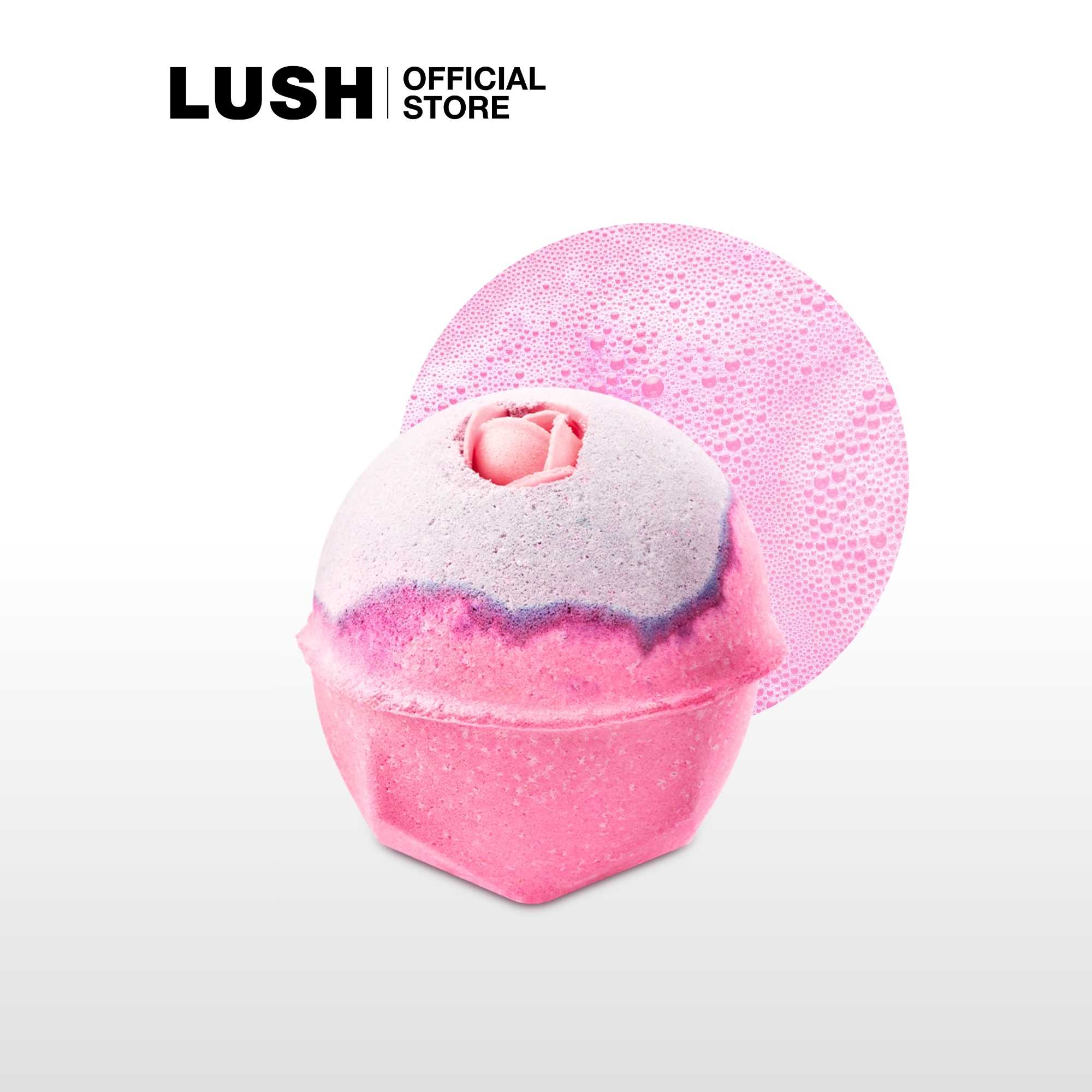 LUSH BATH BOMB PINK BOMB BATH BOMB 200g บาธบอมบ์ สำหรับแช่น้ำ บำรุงผิว ส่วนผสม มะลิ  สดใหม่