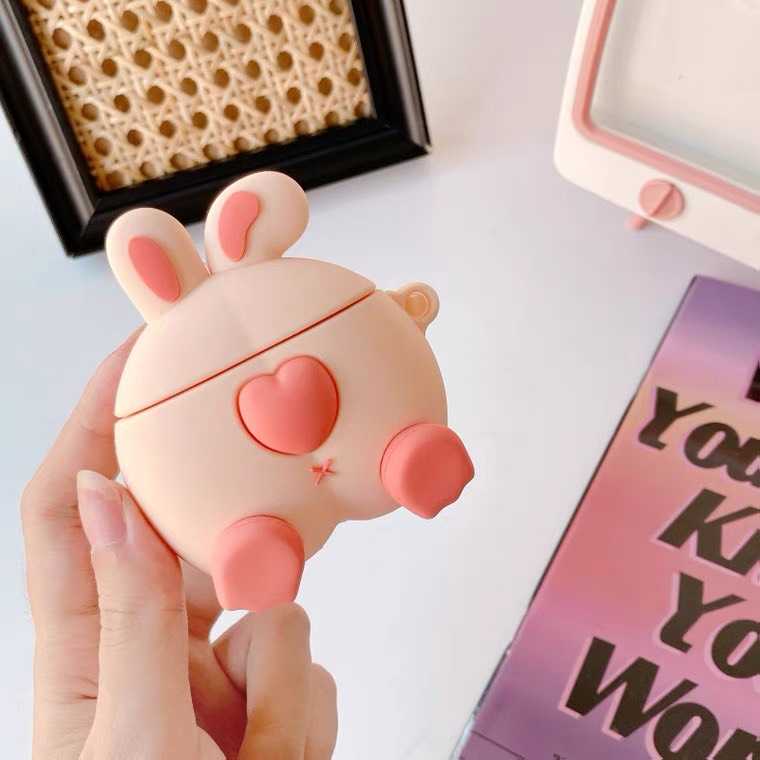 ♥ เคส Airpods : ก้นกระต่าย (พร้อมส่งเฉพาะ รุ่น 1,2 )