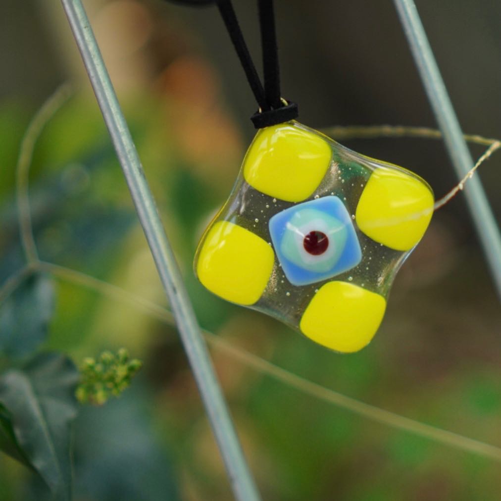 Canary Sunshine - Handmade Glass Necklace