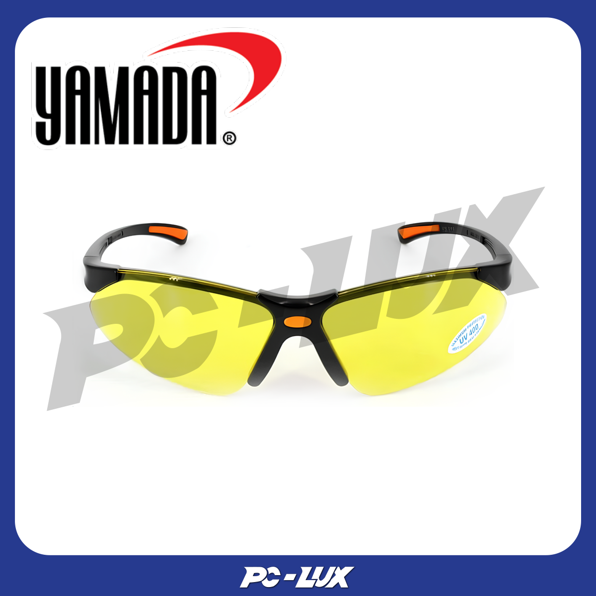 YAMADA แว่นตานิรภัย สีเหลือง รุ่น YS-313