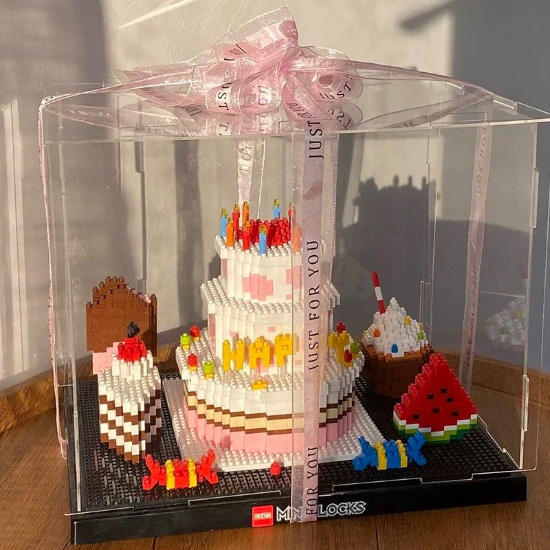 [Pre-order 10วัน] Lego Bd Cake Set 🍓🎂  ได้ทั้งเซตตามรูปค่า เค้ก 7ชิ้น