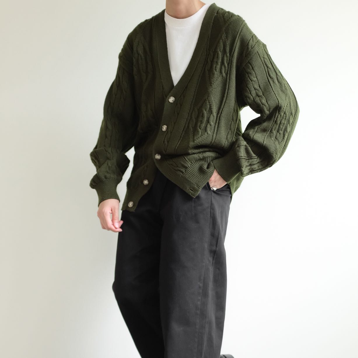 APOY  Japan Knits Cotton Oversized Cardigan 