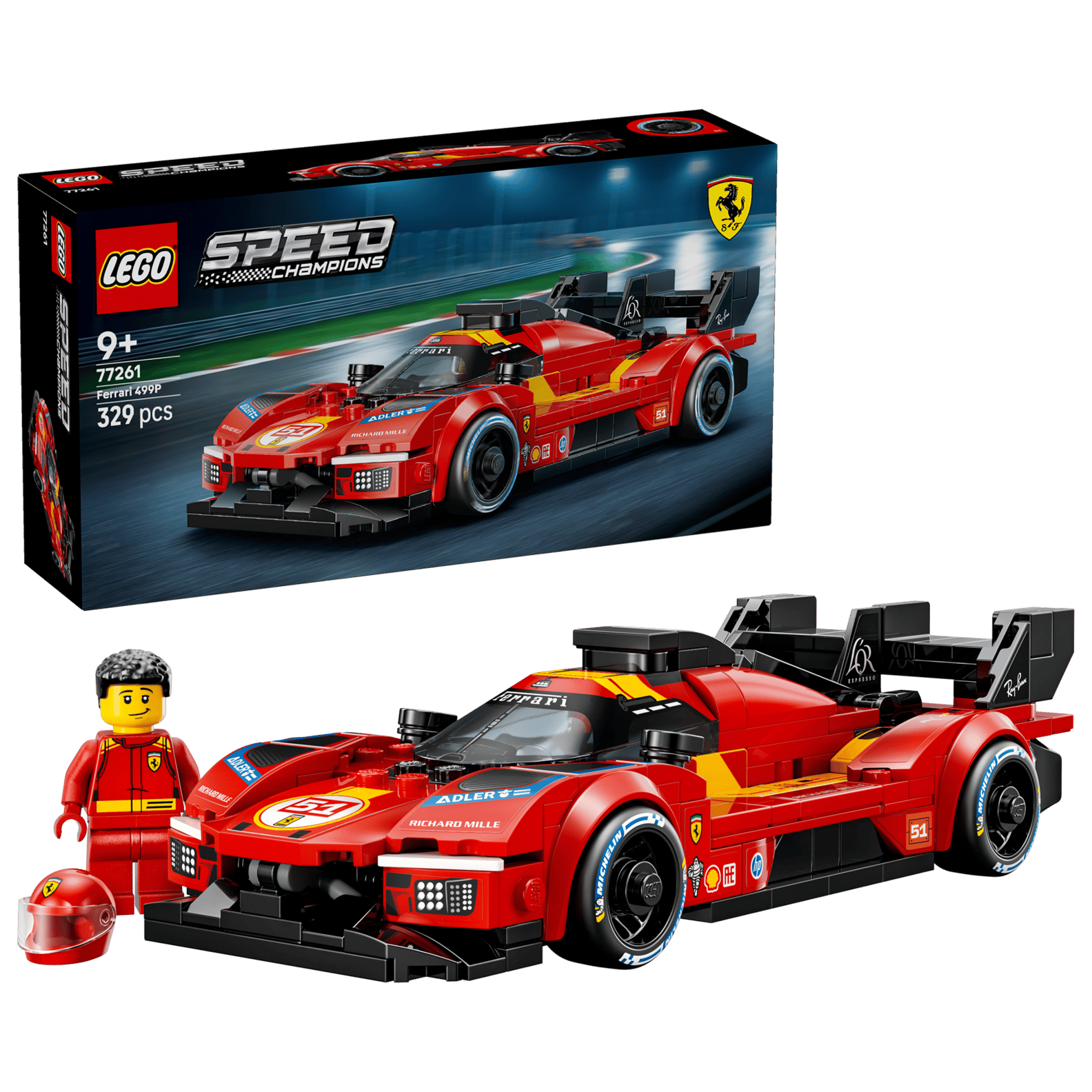 LEGO 77261 Ferrari 499P(สินค้าซื้อแล้วไม่รับเปลี่ยนคืน)