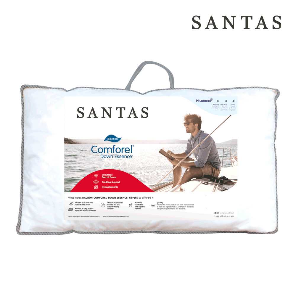 หมอนหนุน SANTAS  รุ่น Dacron Comforel Down Essence