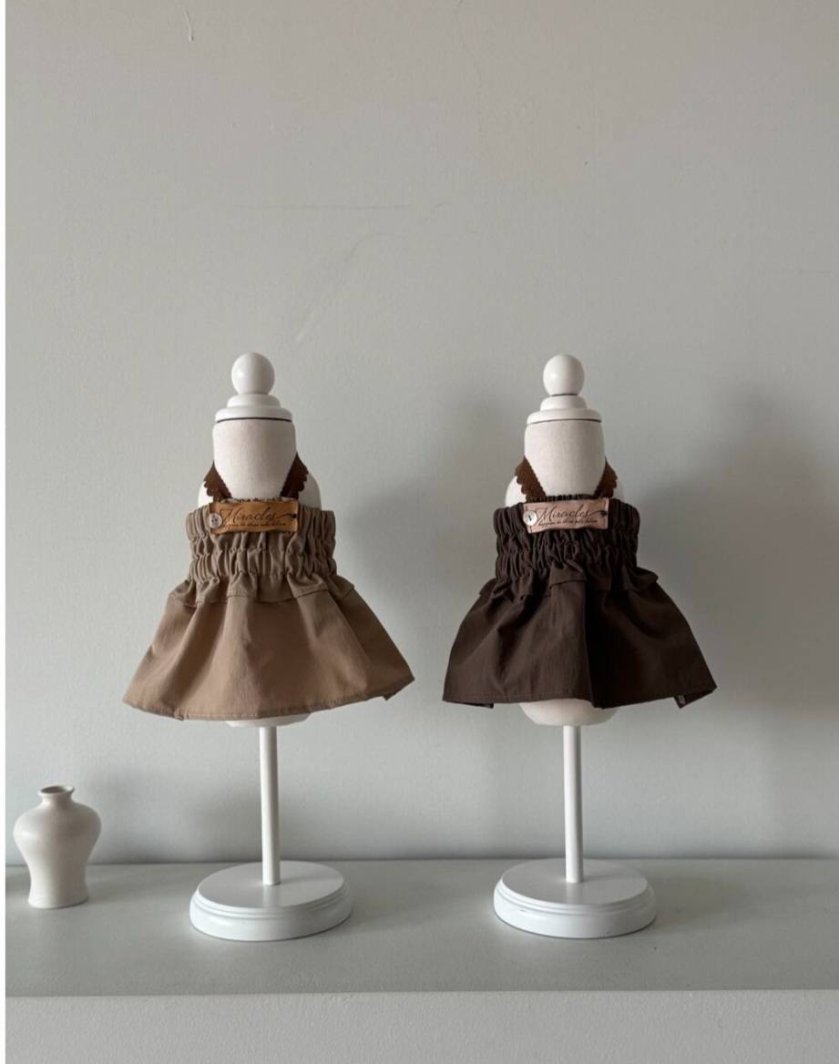 Lorelei (M)Brown Gomi dress