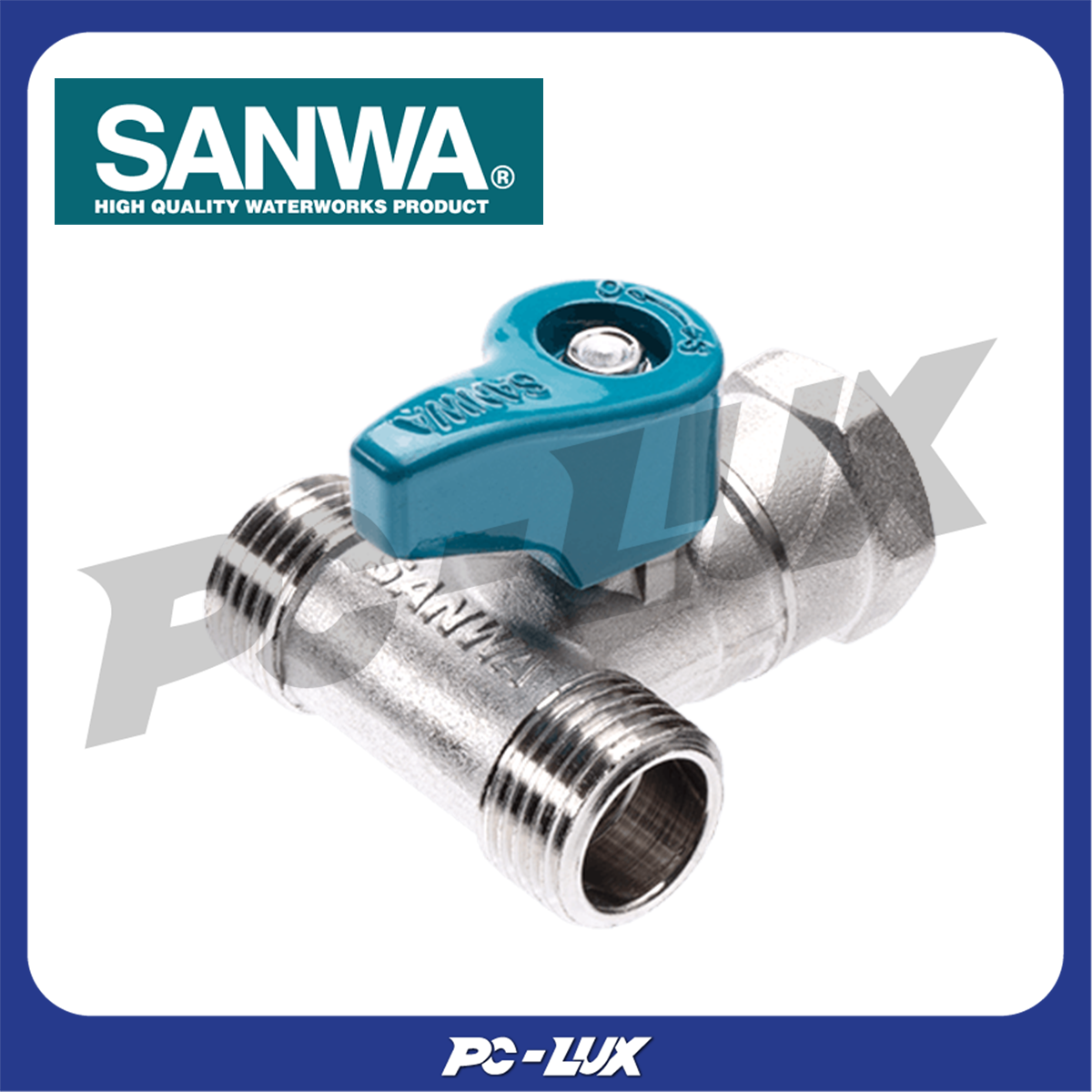 SANWA มินิบอลวาล์ว ขนาด 1/2 นิ้ว รุ่น BV 15 MFM / BV 15 MMM