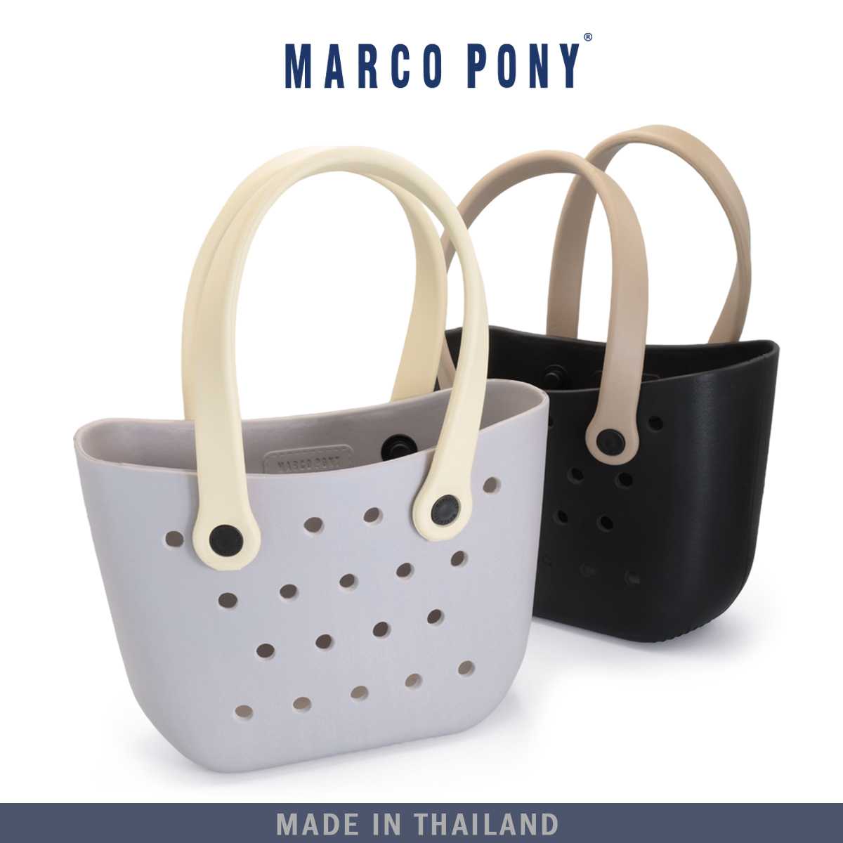 Marco Pony รุ่น BP1002 กระเป๋าถือ สไตล์มินิมอล พอดีมือ Size 20 x 27 CM