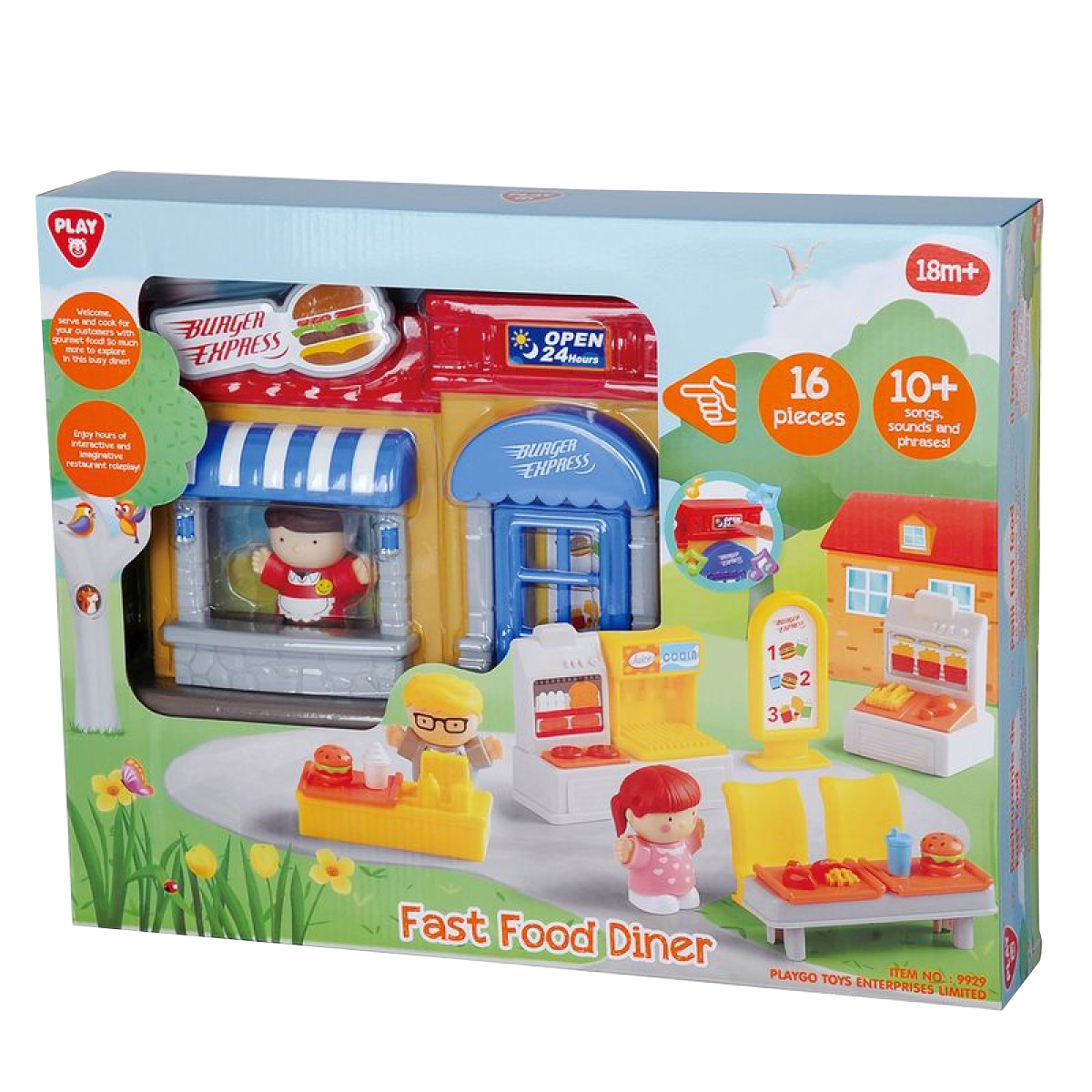 Playgo ของเล่นเสริมพัฒนาการ ร้านฟาสต์ฟู้ด (PG-9929)