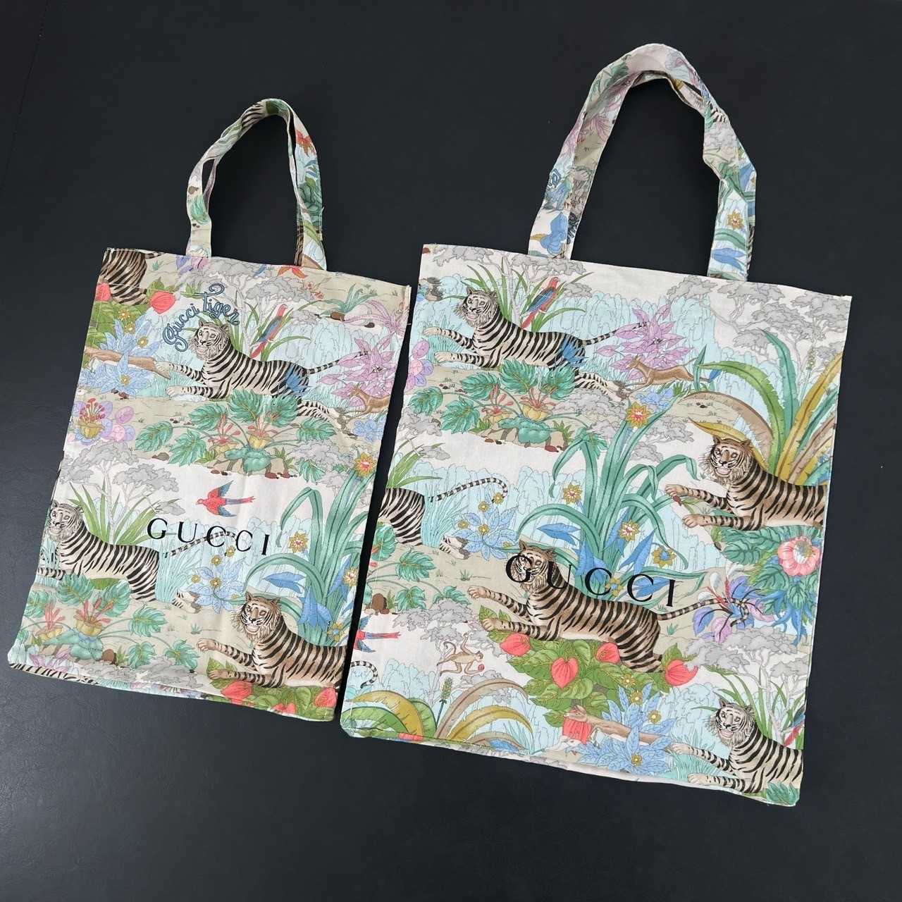 Gucci Tote Bags Tiger ถุงผ้าลายเสือ