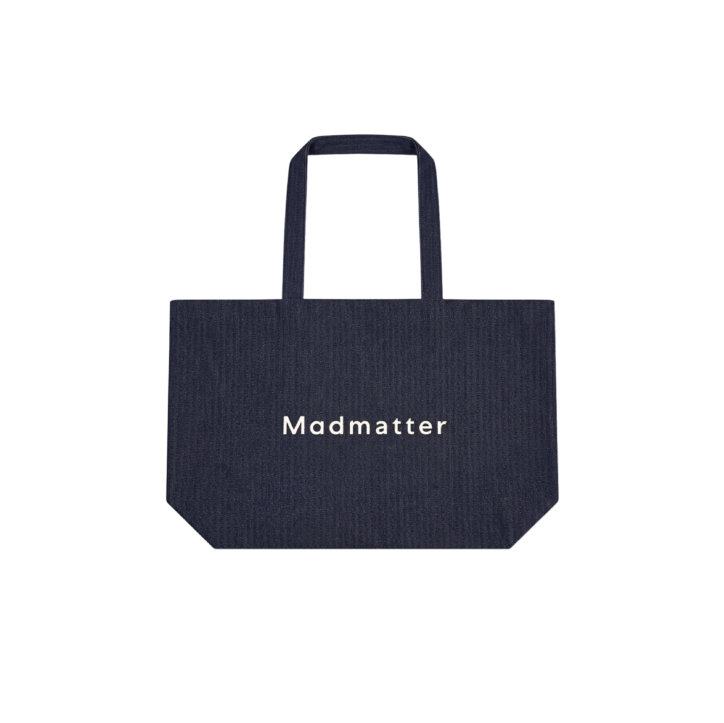 Logo Utility Tote Bag Denim Stripe