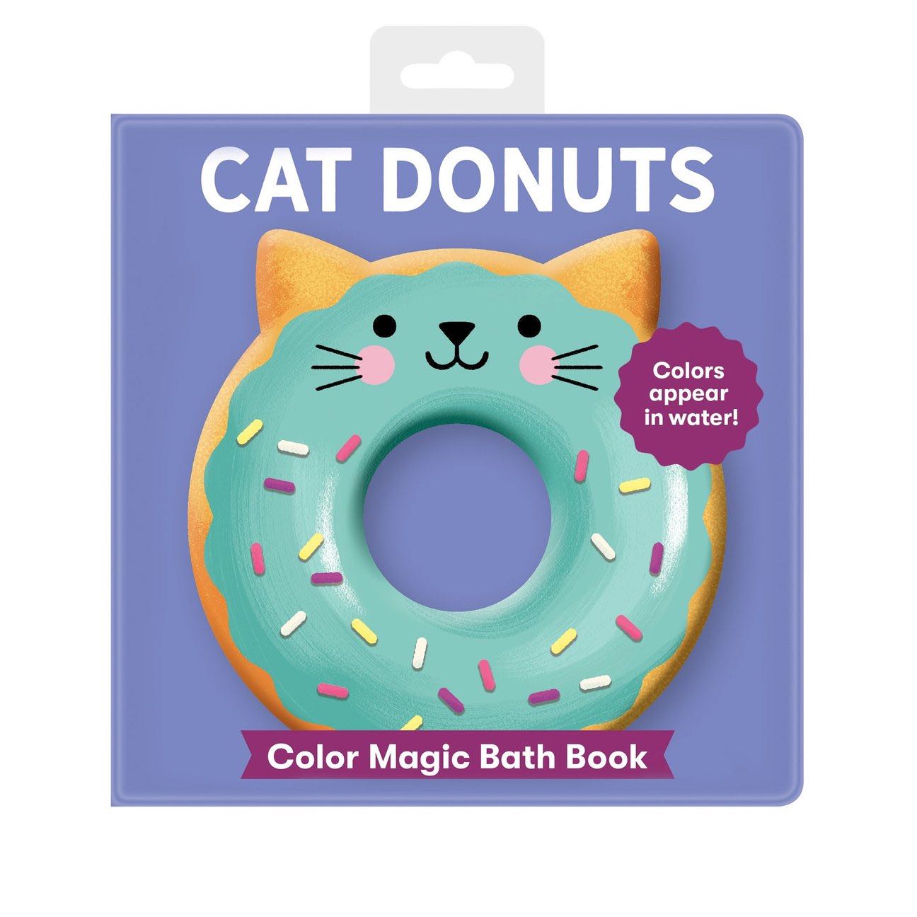 หนังสือลอยน้ำ และ ใช้เป็นสมุดระบายสีด้วยน้ำเปล่าได้🛁 ลาย  Cat Donut