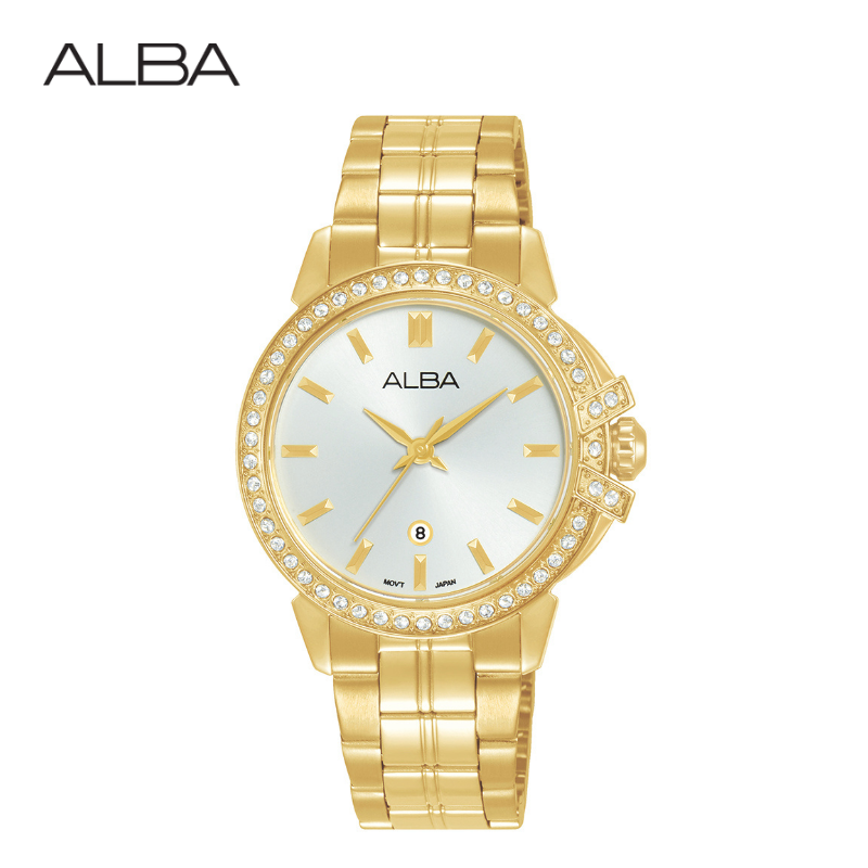 ALBA นาฬิกาข้อมือผู้หญิง Signa Quartz รุ่น AH7CX0X ขนาด 34 mm.