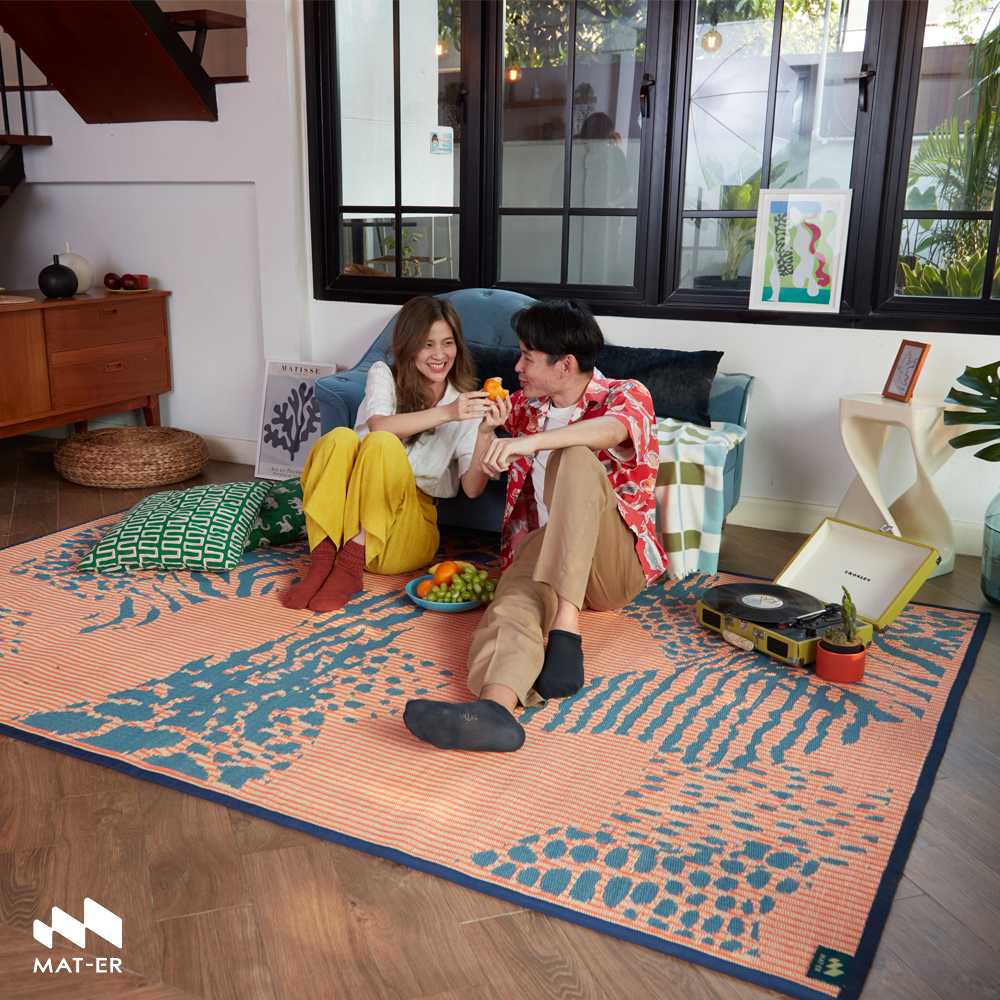 Mat-er เสื่อแทนพรม SAFARI  Colorful 180 x 270 cm