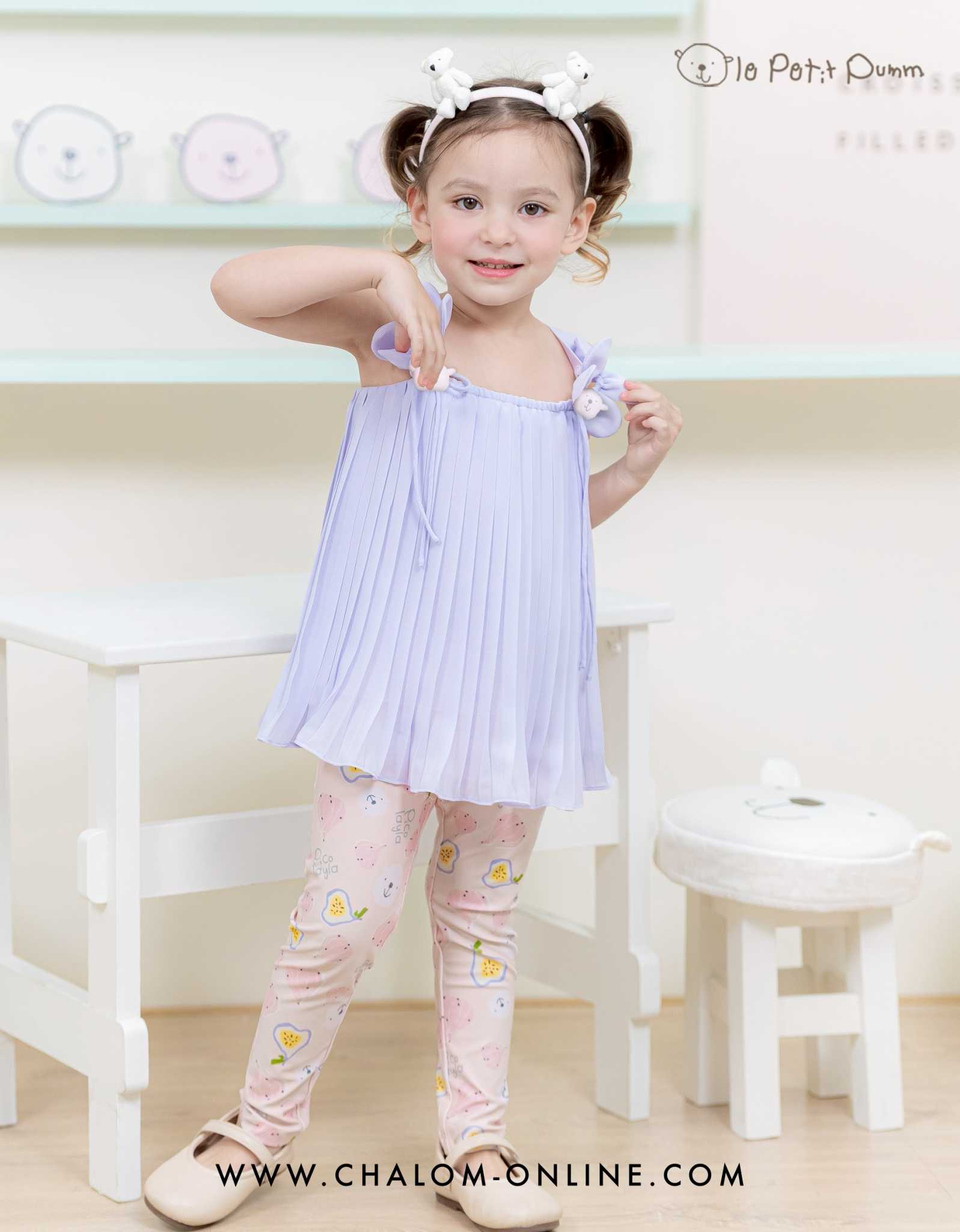 LS PU 439+440 PL ชุด Set เสื้อ+กางเกง   (18M-4Y)