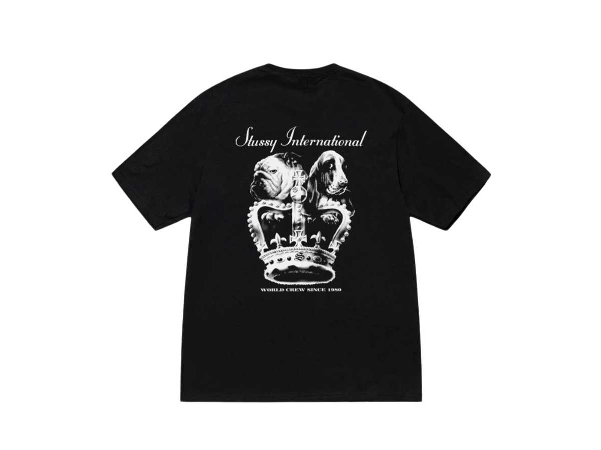 Stussy Dog Crown tee Black