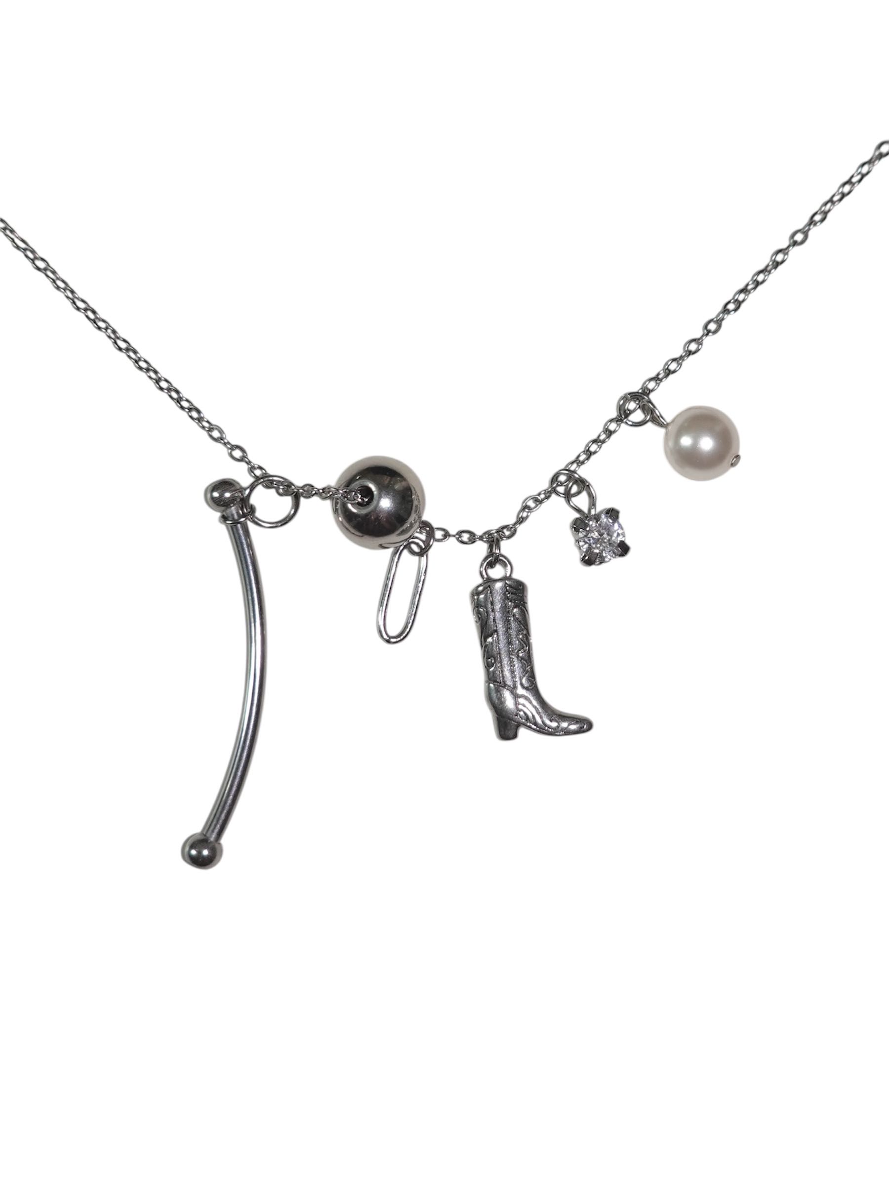 Cowboy Boot Necklace