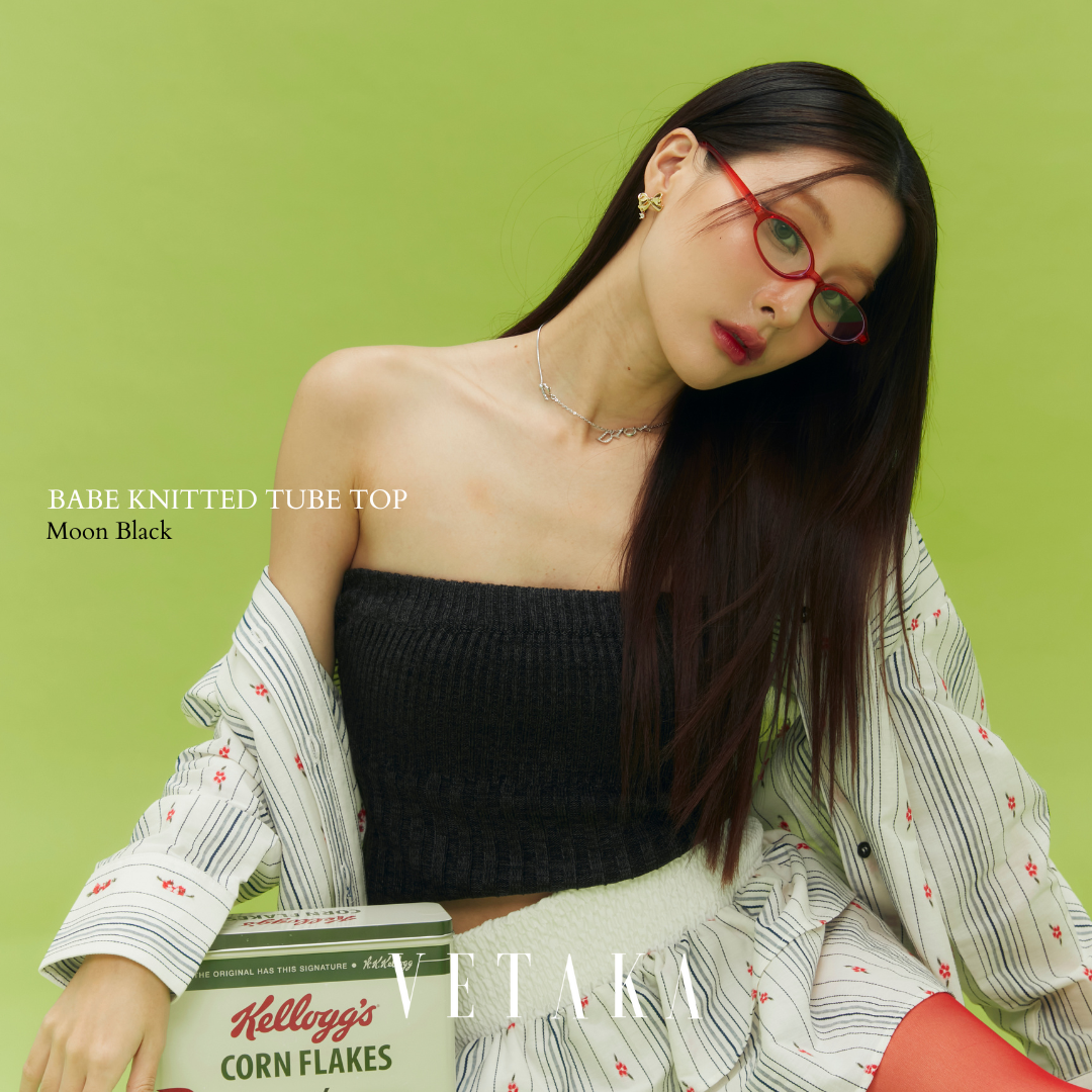 VETAKA Babe Knitted Tube top (เกาะอกทอไหมพรม)