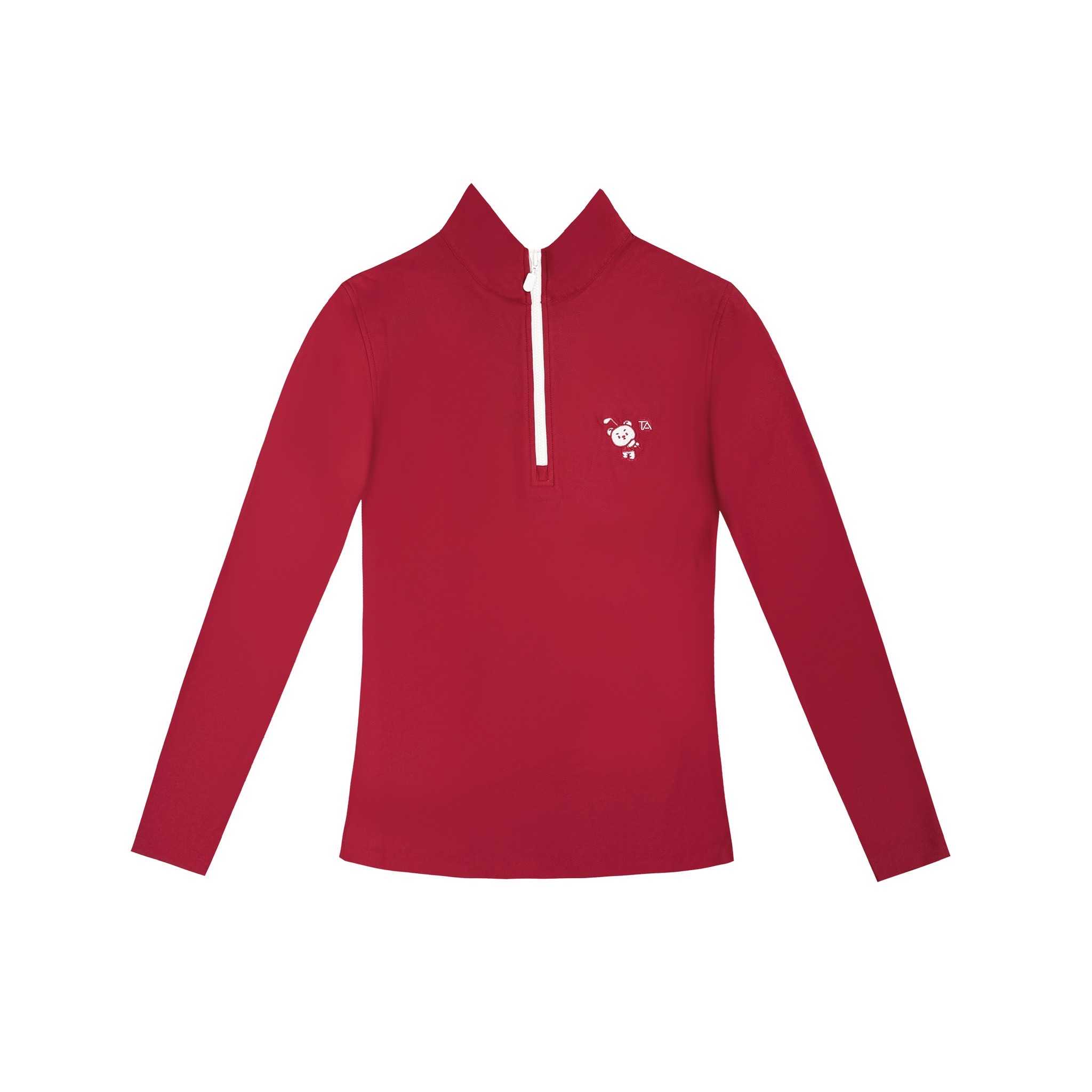 TAactive long sleeve polo เสื้อตีกอล์ฟ มีซิป ชุดกอล์ฟ เล่นกอล์ฟ เล่นเทนนิส เสื้อโปโล