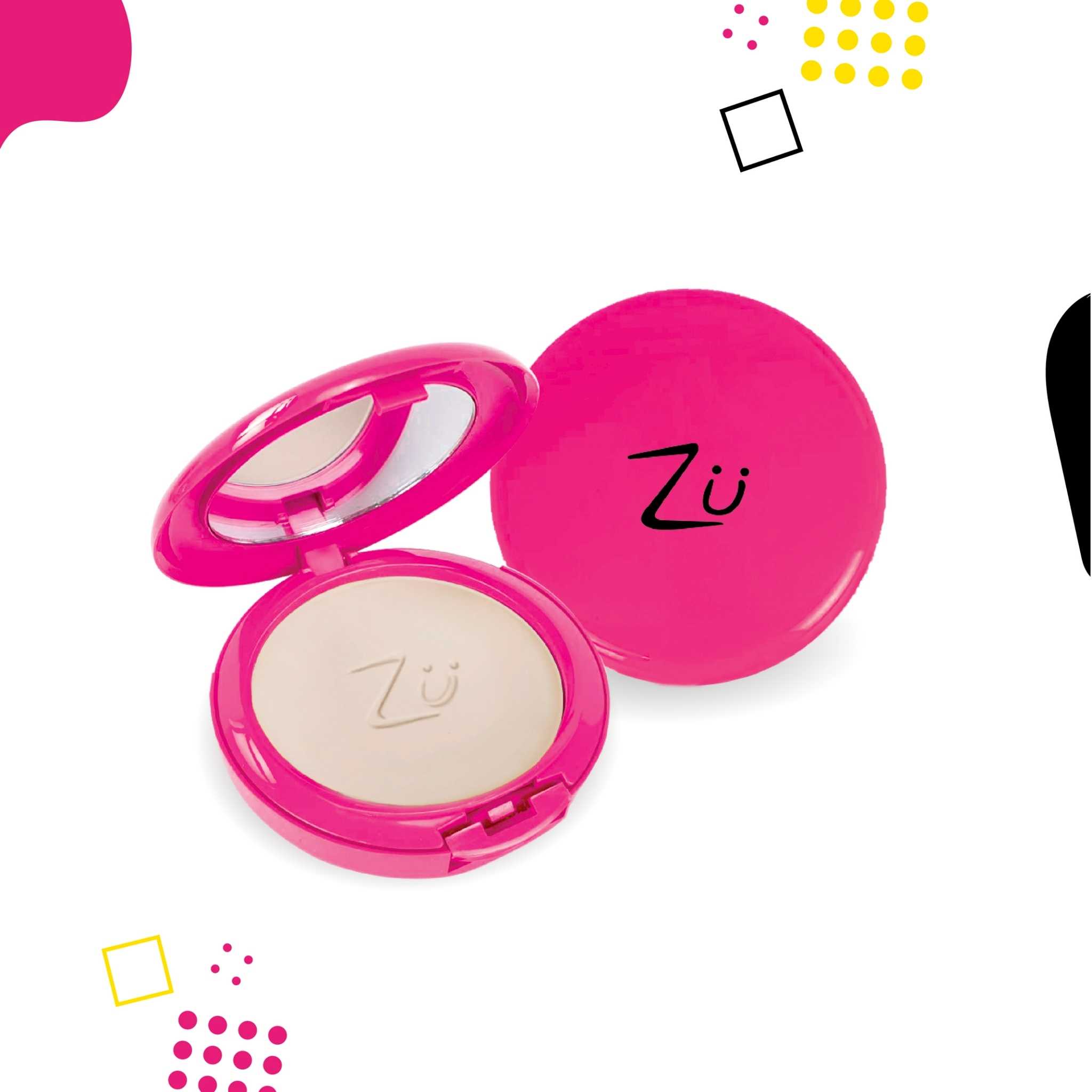 ซียู แป้งพัฟ/แป้งตลับ รอยสิว จุดด่างดำ ปิดสนิท เนียน ไบรท์  ZU HIGH COVERAGE POWDER CAKE