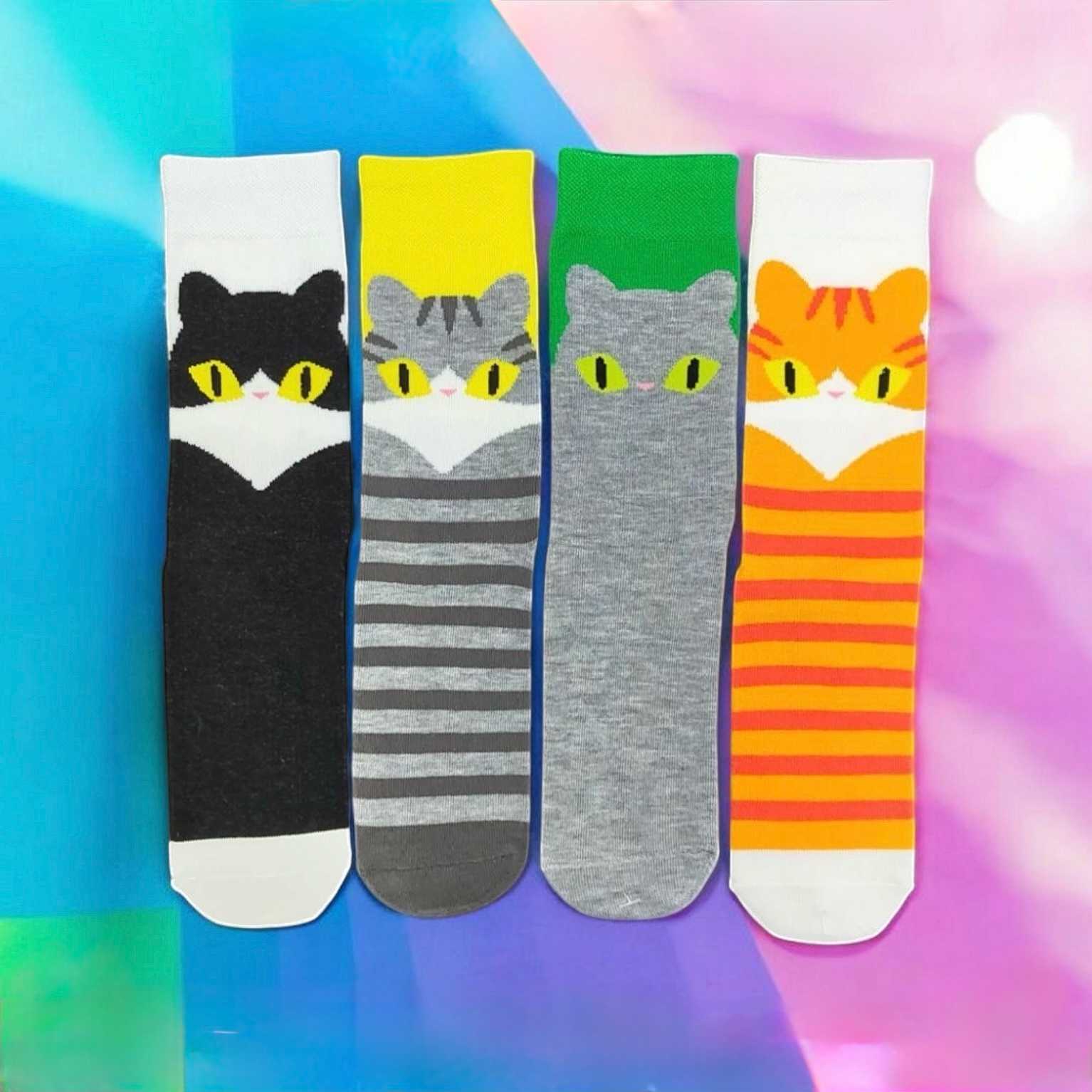 ถุงเท้าลายน้องแมว (Cat Socks Collection)