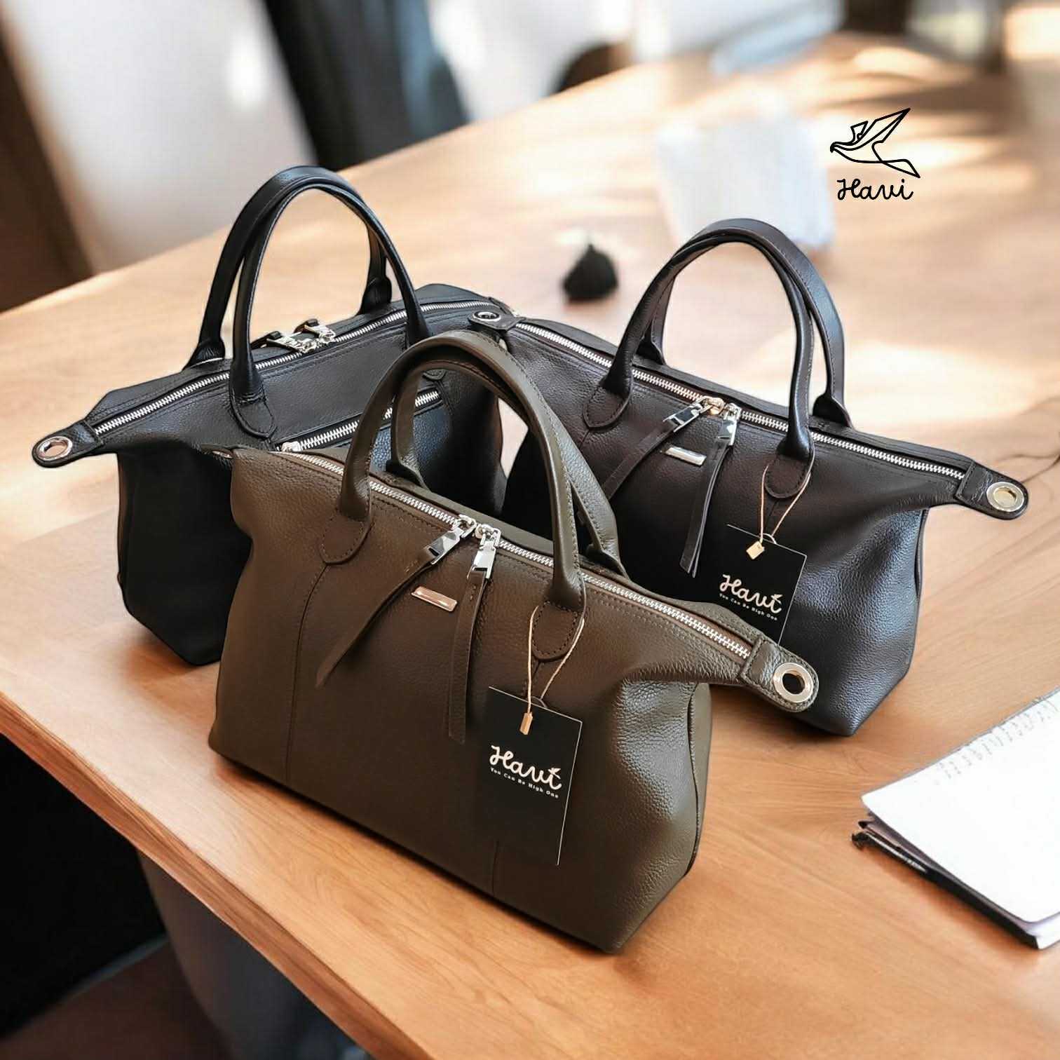 🌟🌟 HAVI 🌟🌟 กระเป๋าหนังวัวแท้ 100% งานแฮนด์เมด เกรดพรีเมี่ยม🪡🧵