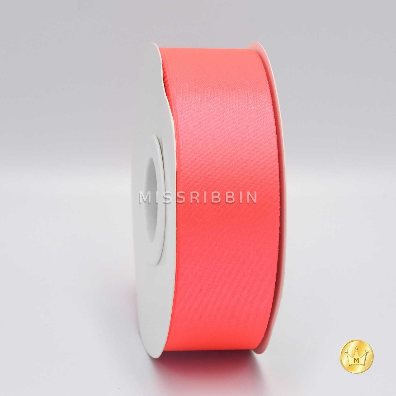 ริบบิ้นผ้าต่วน (สี 206) ม้วนยาว 50/200หลา ขนาด 12 15 21 30 40 50 60มม.