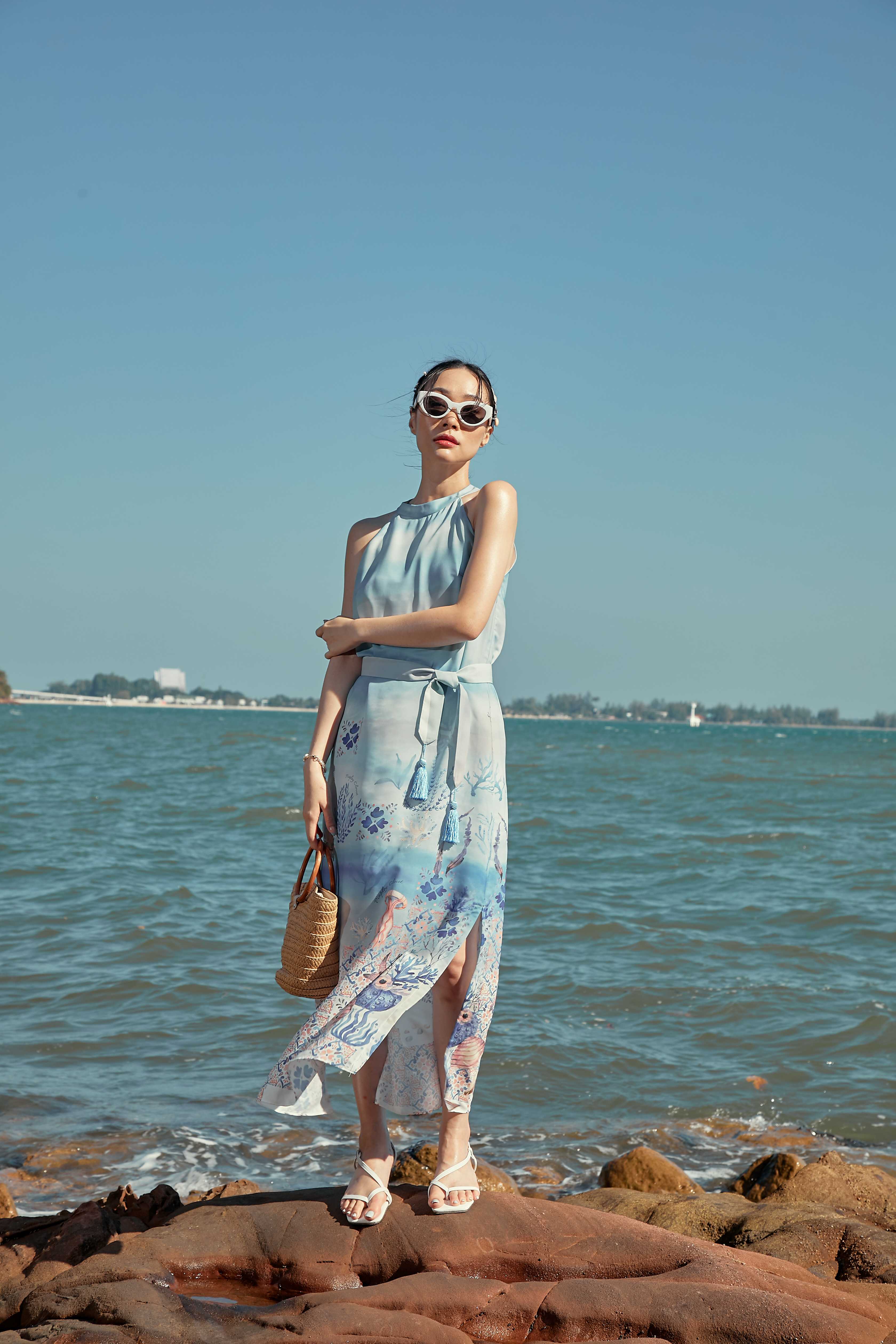 Oceanid Long Dress