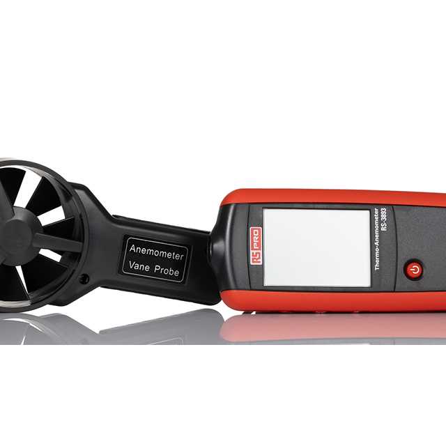 TM-RS PRO Vane Anemometer, 30m/s Max, Measures Air Flow, Air Velocity, Temperature